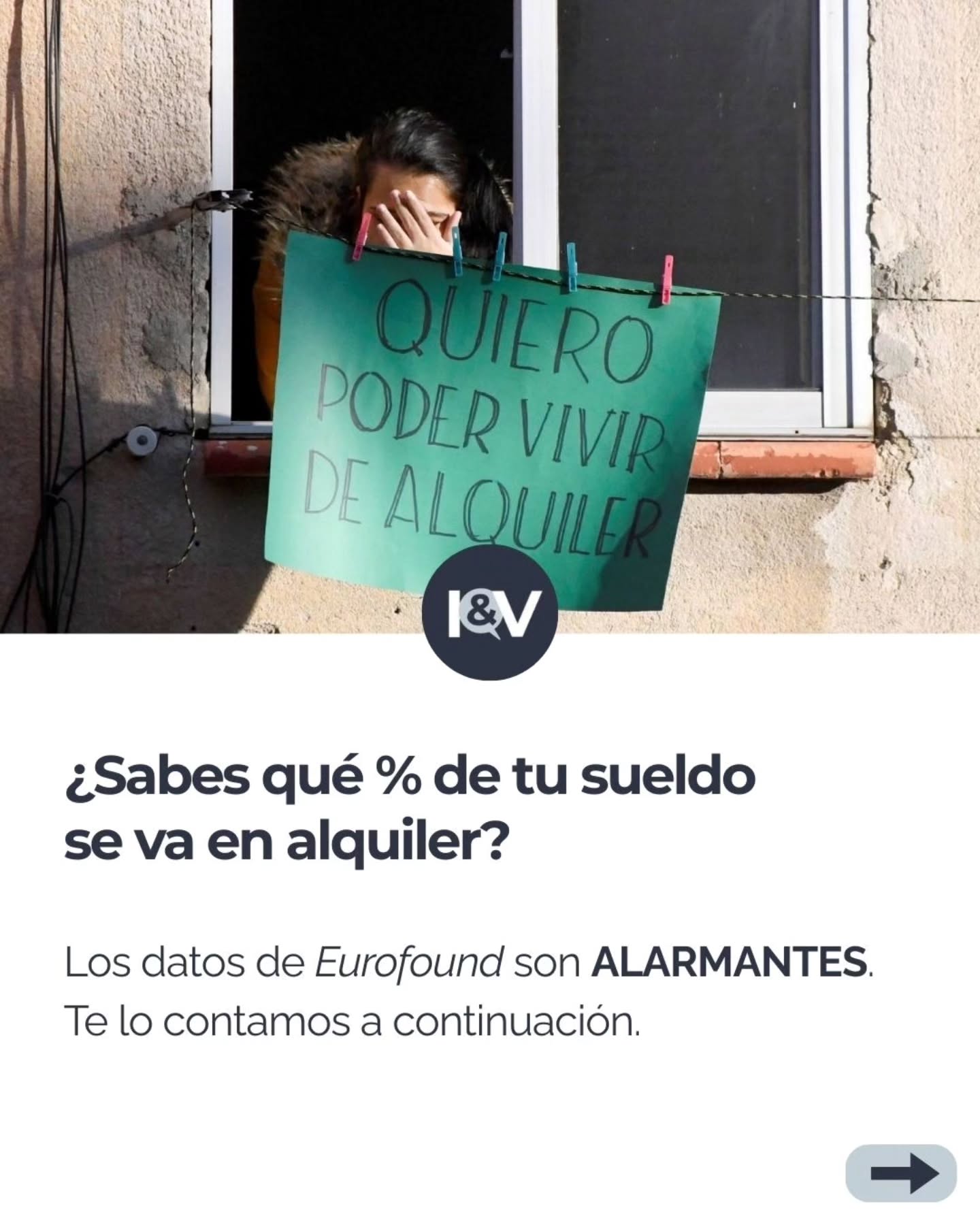 Un nuevo informe europeo desvela el estado alarmante del mercado inmobiliario en España.
Según @eurofound.eu, los jóvenes españoles destinan CASI TODO su sueldo al alquiler.
¿La cifra? Un 80% de media.
Pero en zonas costeras PUEDE SUPERAR EL 100%. Necesitas más de un salario completo para vivir solo.
Desliza y entérate de todos los datos del estudio de Eurofound.
¿Qué porcentaje de tu sueldo se va en alquiler? Cuéntanoslo en los comentarios 👇
#crisis #alquiler #vivienda #inmobiliario #eurofound españa informe