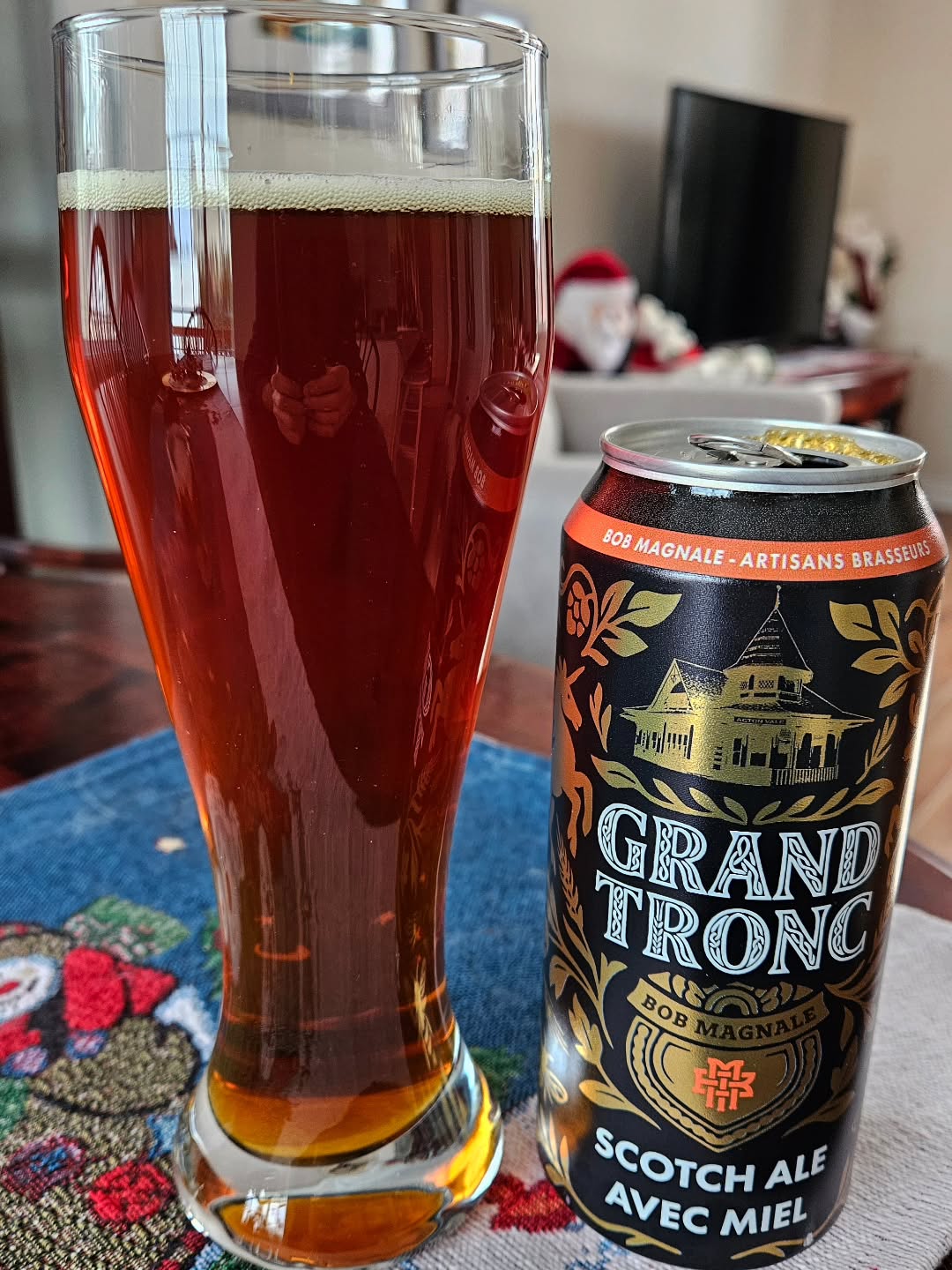 Happy New Year a teeny bit in advance. I just discovered this local-ish microbrewery that makes buckwheat honey scotch ale! I hope it's good 😎