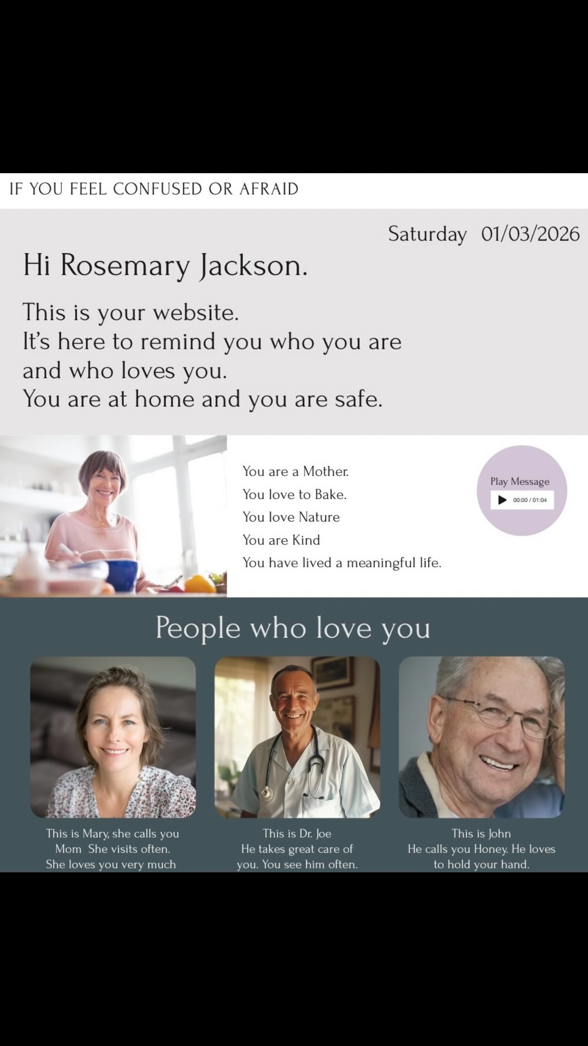 Creating a safe place ✨