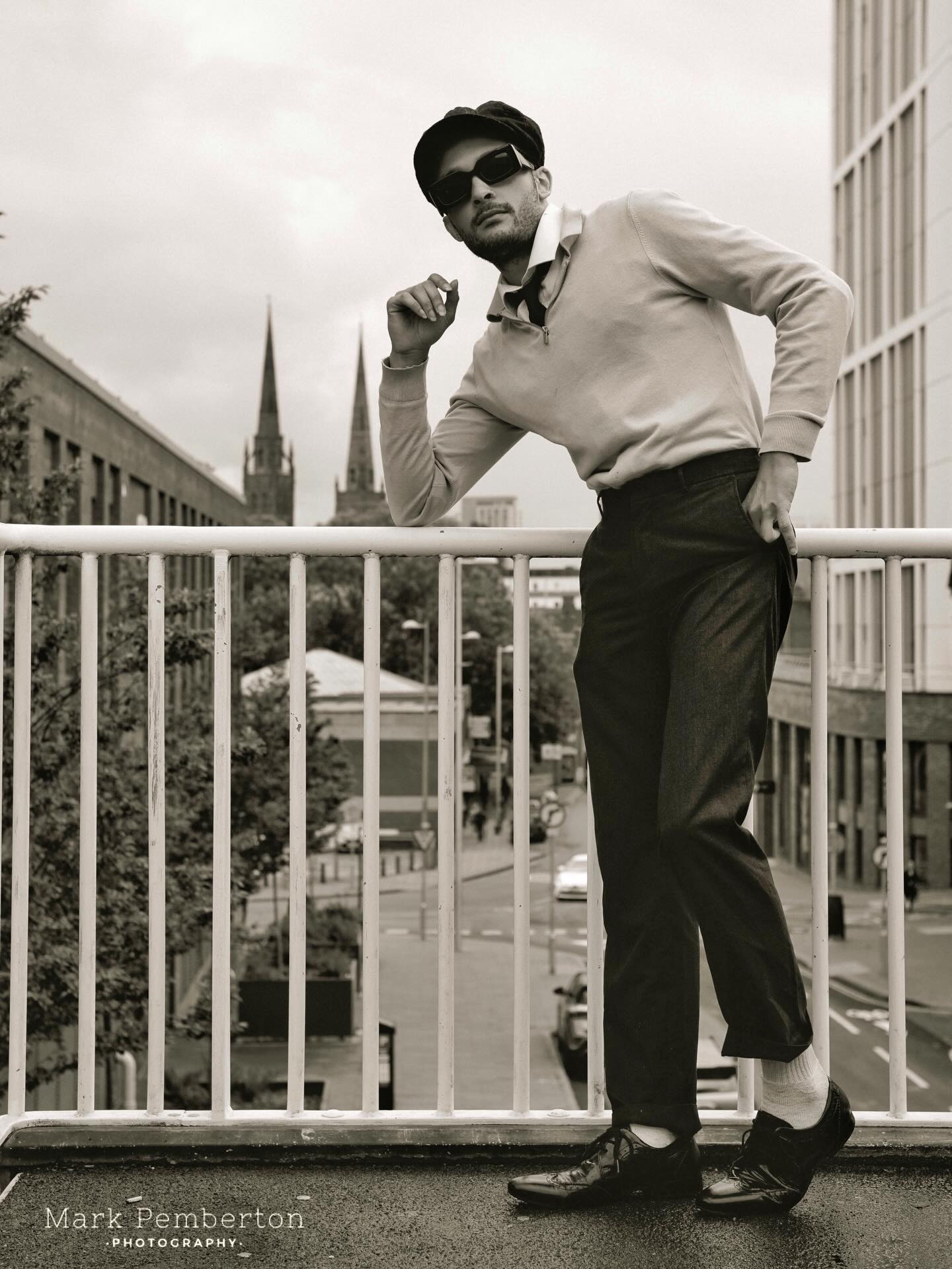 My most iconic shot of the year was this photo of @dukekeatsmusic from our shoot…channelling Cov with a touch of Parisian style #bnwportraits #bnwphotographer #musicphotography❤️🔥