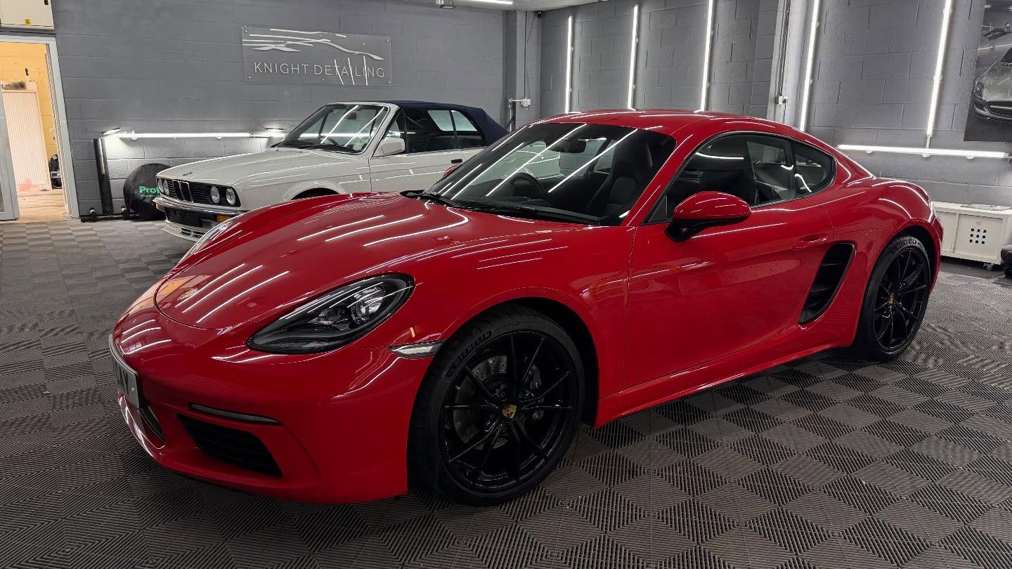 This is always such a popular service for us: full exterior decontamination, single stage machine polish and ceramic coating.
It gives an excellent finish in terms of the gloss and clarity of your cars paint, while the ceramic coating ensures the paint stays glossy for years and makes washing and maintaining the car a doddle.
Drop us a message to book your car in.