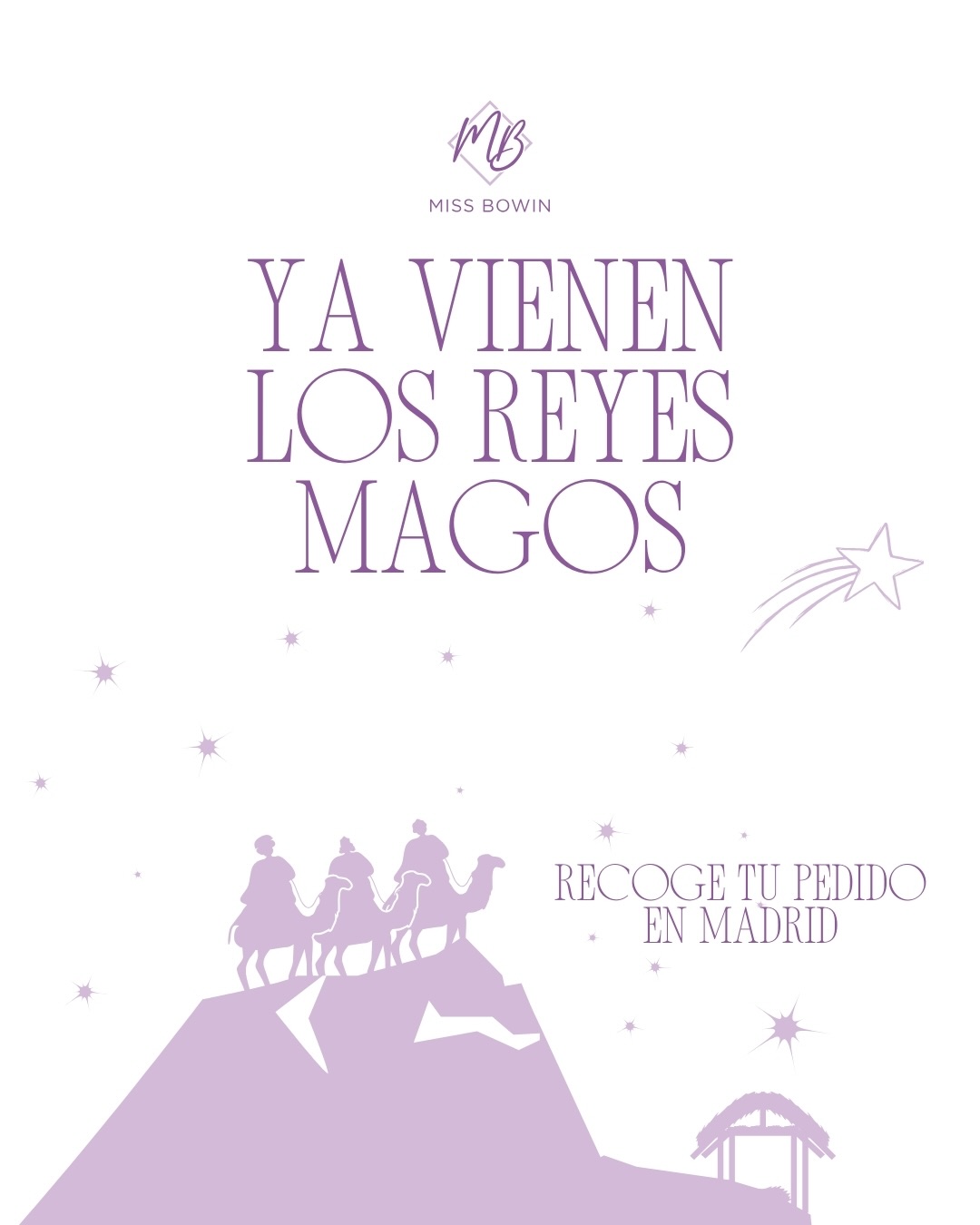 Todavía estáis a tiempo de tener Miss Bowin debajo del árbol.
Los envíos ya no llegarán a tiempo, pero si quieres recogerlo en persona te lo preparamos con todo el cariño.
Escribe por privado y te contamos todos los detalles 🎄✨