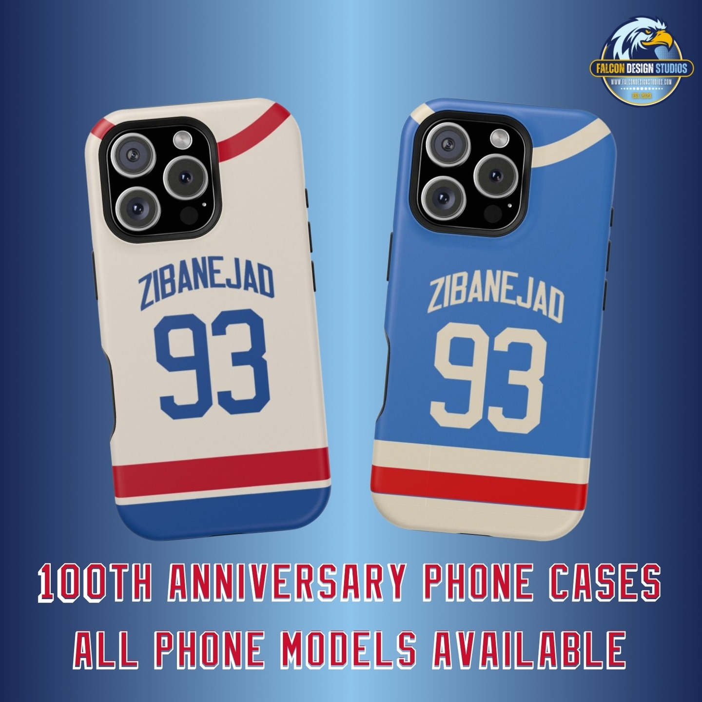 🗽🏒 Inspired by New York hockey history!
These phone cases feature a centennial-style blue jersey design with #93, a clear nod to my favorite player, New York Rangers star Mika Zibanejad.
A bold tribute look for fans who appreciate classic striping, iconic numbers, and the legacy of the game — perfect for everyday carry or game night vibes.
Shop online — #linkinbio
#NYR #NYRangers #RangersHockey #NewYorkHockey
#MikaZibanejad #Zibanejad93 #Number93
#HockeyStyle #HockeyDesign #HockeyFans
#CentennialStyle #JerseyInspired #SportsAesthetic
#FanInspired #UnofficialDesign
#PhoneCaseDesign #CustomPhoneCase
Legal speak: This is my unofficial fan-inspired design. Not affiliated with or endorsed by the NHL.