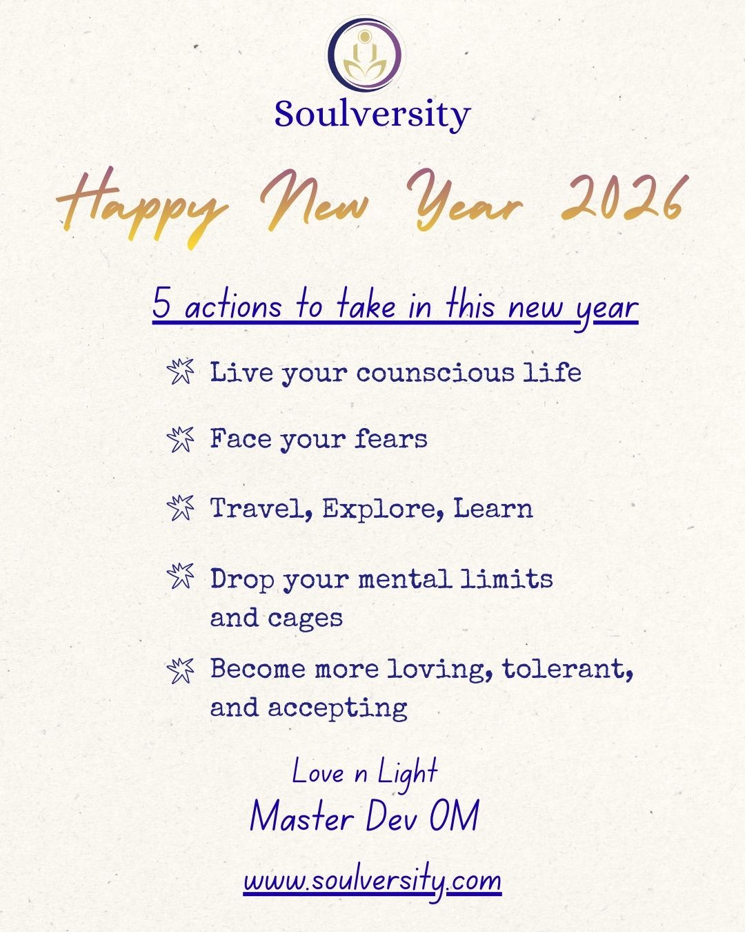 New year, same soul, deeper peace. ✨
Welcoming 2026 with softer mornings, slower breaths and a heart wide open to miracles, meditation and mindful living. 🌅
Comment “NEW ME” if you’re calling in a year of healing, retreats, ocean energy and inner transformation. 🌊🤍
#happynewyear2026 #newyearnewyou #newyearwellness #freshstart #newyeargoals #newyearsresolution #wellness #wellnessjourney #mindfulness #meditation #innerpeace #healingjourney #mentalhealthmatters #selfcare #selflove #holistichealth #mindbodyspirit #goa #goavibes #goaretreat
