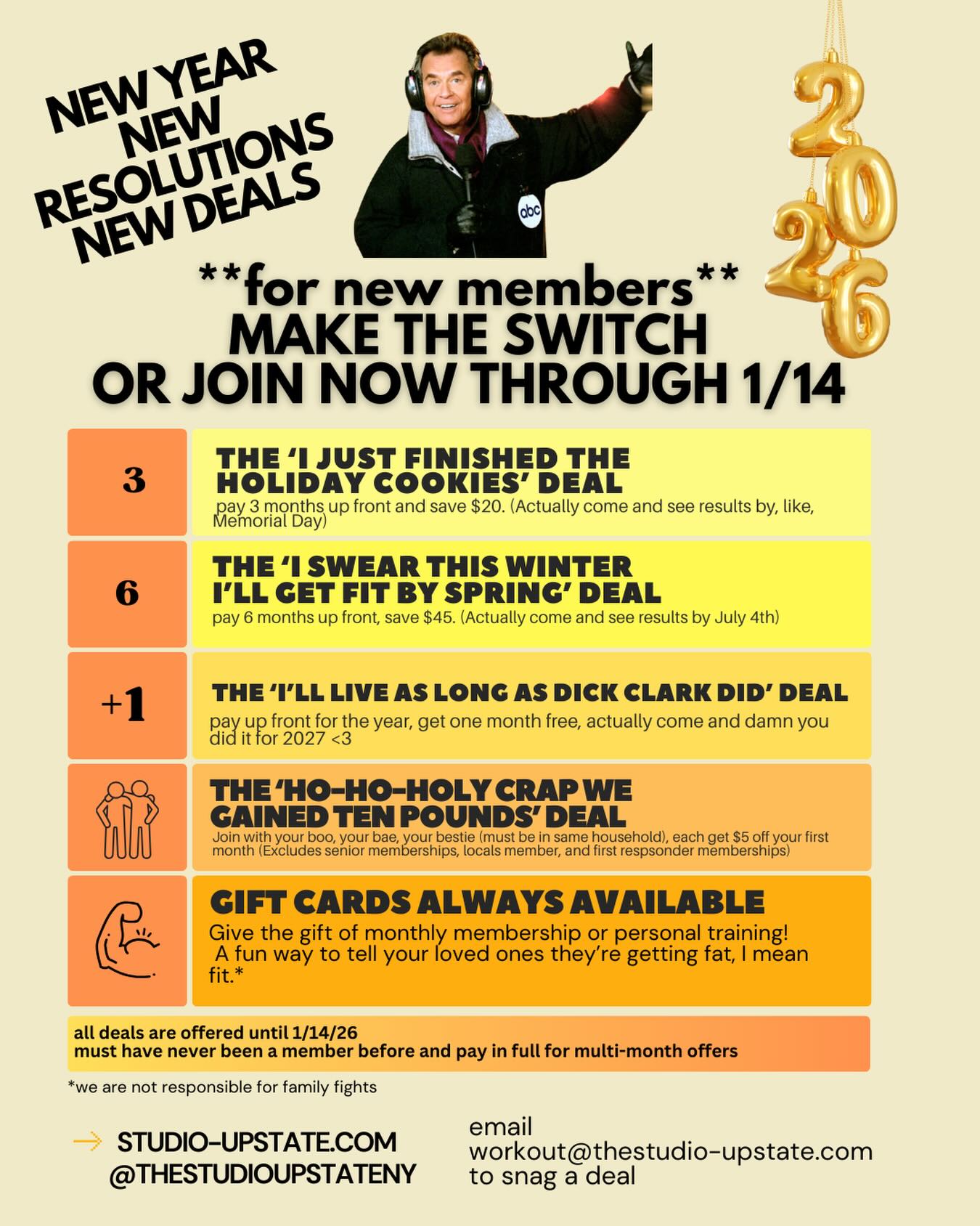 Let's keep it simple...resolutions? We got you. Come snag a deal now through 1/14 at the vibeiest (is that a word?), coolest, most fun gym in the Catskills, or basically anywhere. Hit link in bio for details 💞 Happy New Year all xoxoxo
#visitmargaretville #catskills #upstate #workout #resolutions