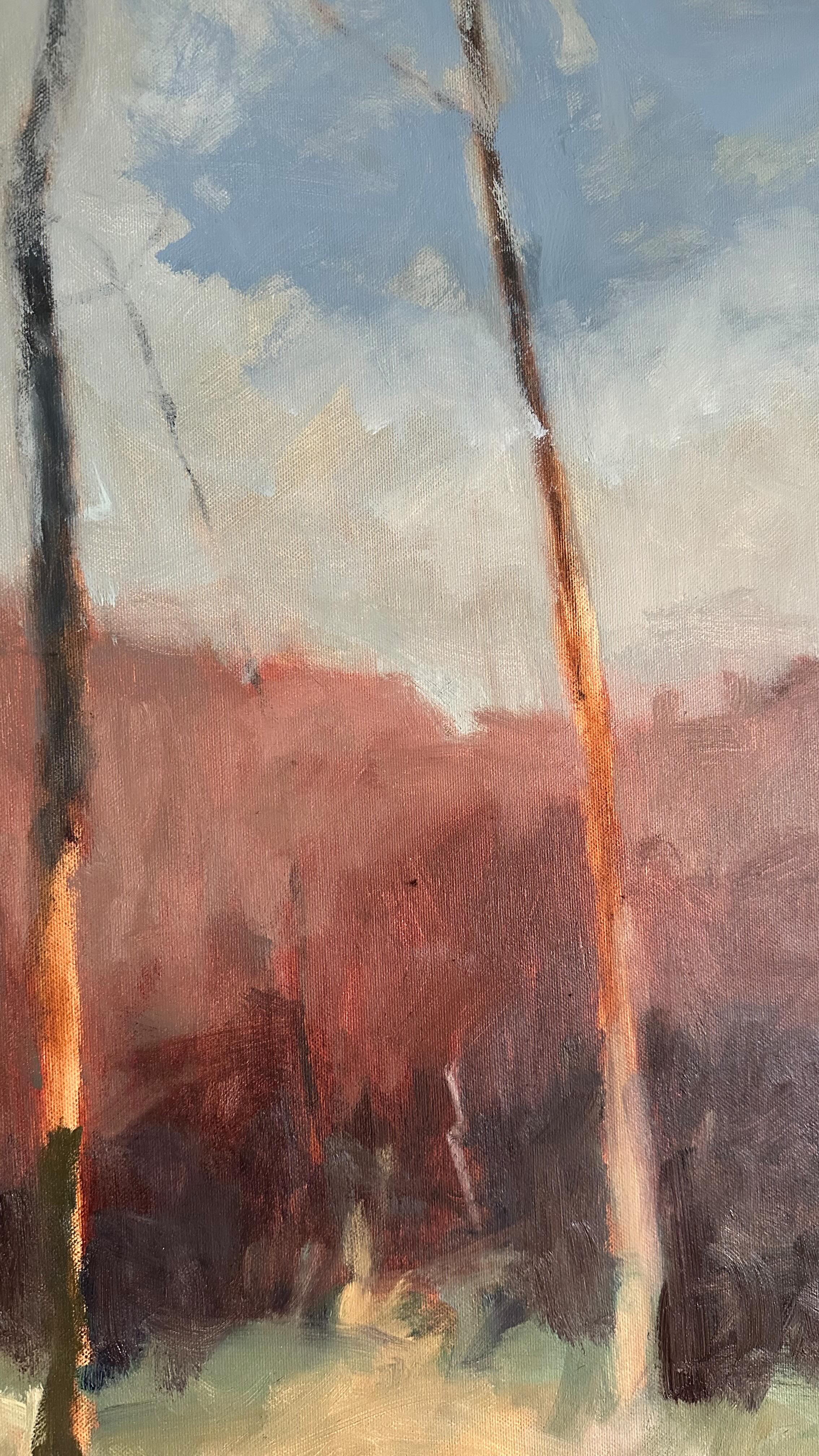 A lovely start to the new year 💫
While snow ❄️ is falling outside my studio window, I’m working on a new piece from my Forest Series.
#newyearstudio #workinprogress #forestseries #artistlife #studiomoment