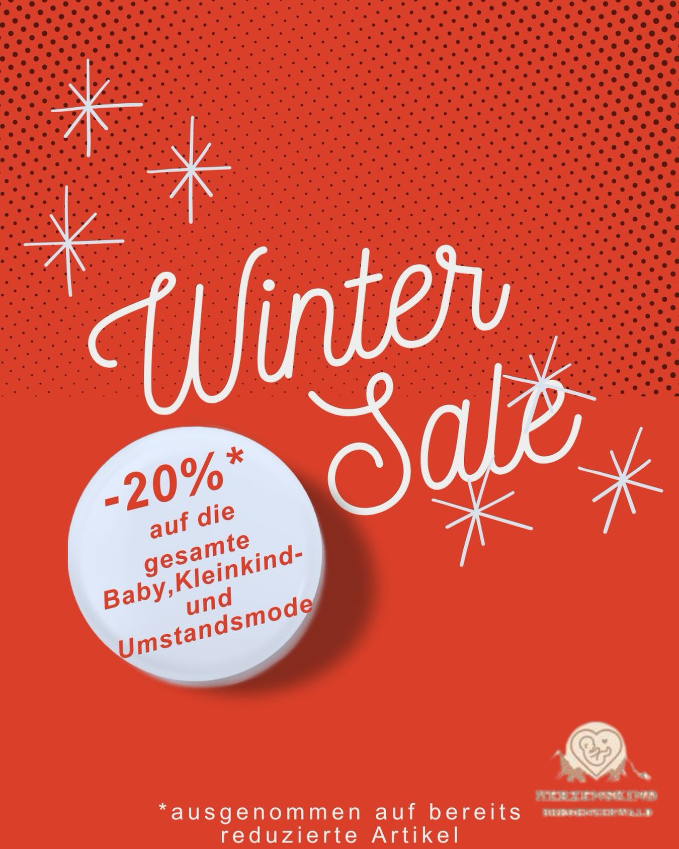 Wir räumen auf, um Platz für Neues zu schaffen 🤍
Im Winterschlussverkauf gibt’s
-20 % auf Baby-, Kleinkind- & Umstandsmode😍
*ausgenommen reduzierte Artikel
#Winterschlussverkauf #HerzenskindBregenzerwald #BabyMode #KleinkindMode #Umstandsmode #MamaSein #Vorarlberg #Bregenzerwald