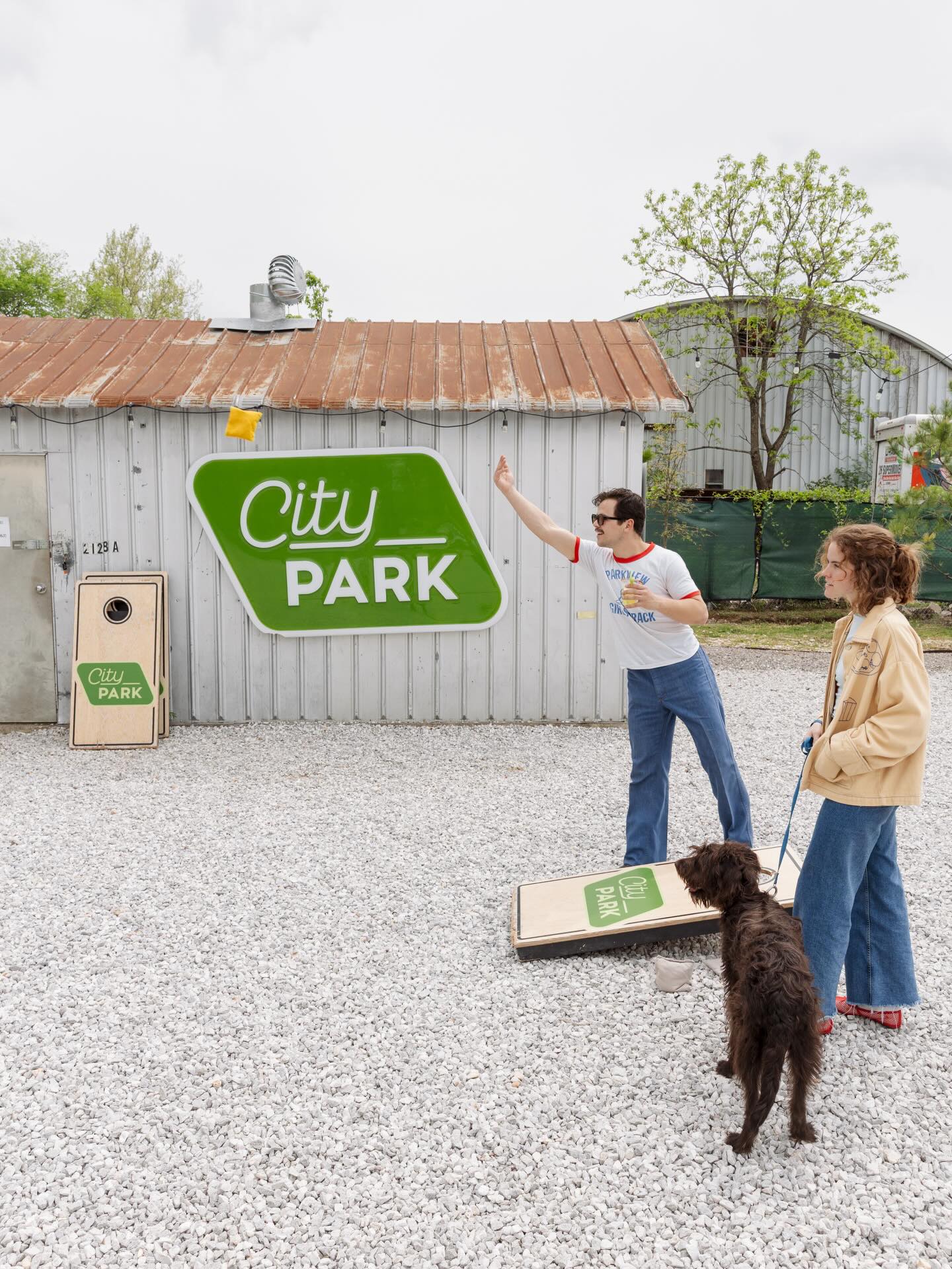 January weather showing off 🌤️ Cold drinks, friendly competition, and cornhole in the sunshine — not bad for winter, right?
We are open, the vibes are good, and happy hour runs 2–6pm 🍻 Come hang at City Park and soak it all in.