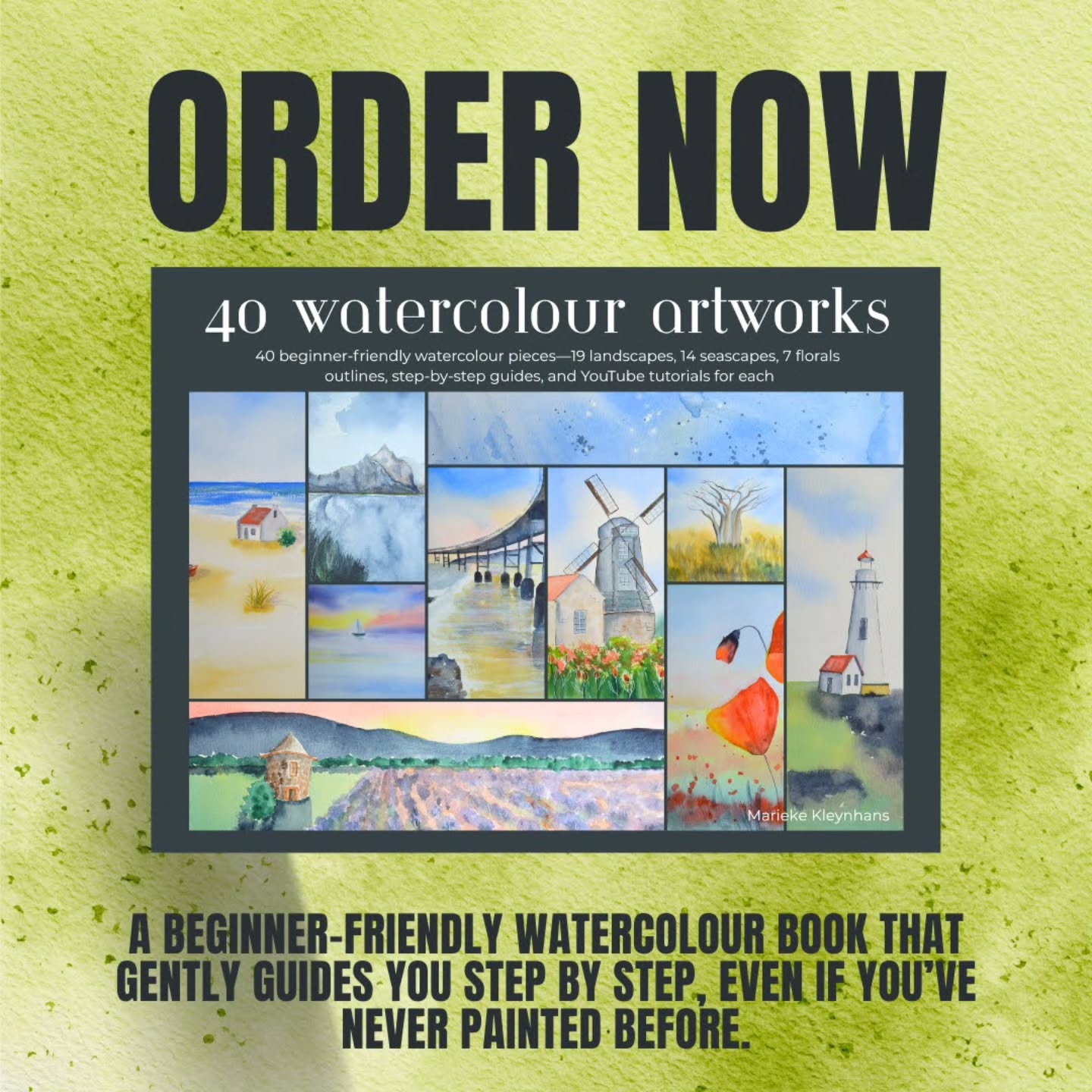 New books due to arrive any day now and I'm already almost sold out again! Just a few copies left to order. Head on over to my website watercolour wellness to order your copy asap and kick the year off creatively! #watercolour #book #beginner #tutorials