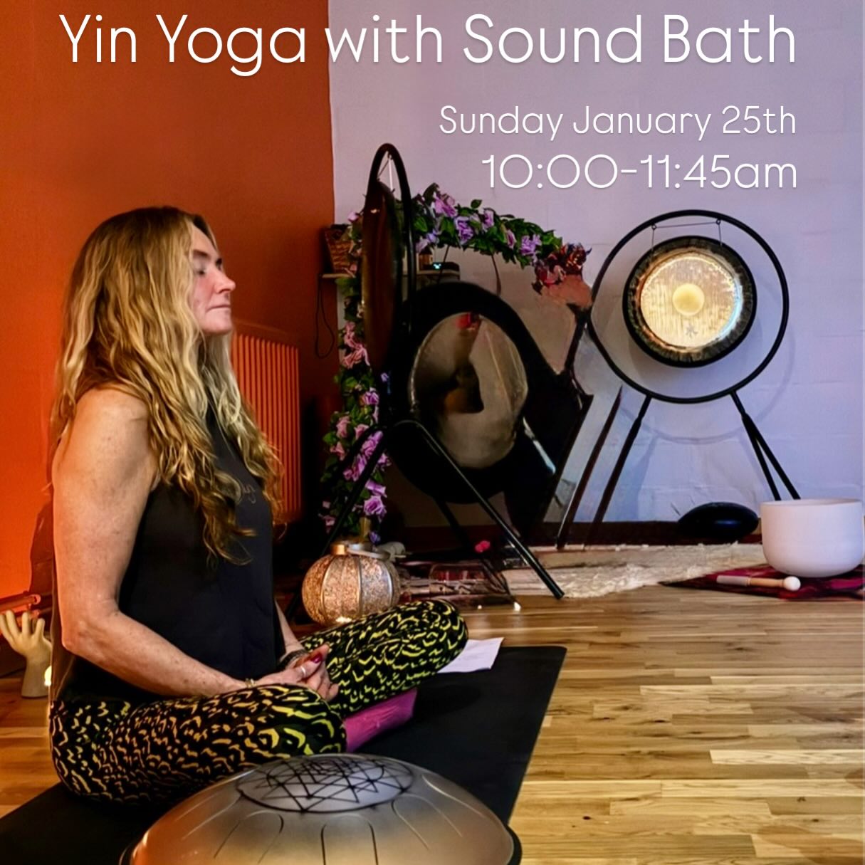 Special Sunday event to ease you into 2026 🎶 ✨
Join studio owner Paula Ahlberg @paulajahlberg and Amy Walker @amywalkerhealing for this transformative event.
Both Paula and Amy will be joining forces to transport you into a journey of deep healing with the help of Yin Yoga and a soothing Sound Bath.. ..
Experience the gentle release of tight tissues and support your digestive system through the Yin practice, while the healing sound enhances relaxation for both body and mind.
Don’t miss this opportunity to rejuvenate and deeply relax—reserve your spot today via our website or simply DM us or pop your name below for a personal invite through to our booking system.
Love & Light
Paula & Amy
#yin#yinyoga#soundbath#soundbathexperience#suffolkyoga