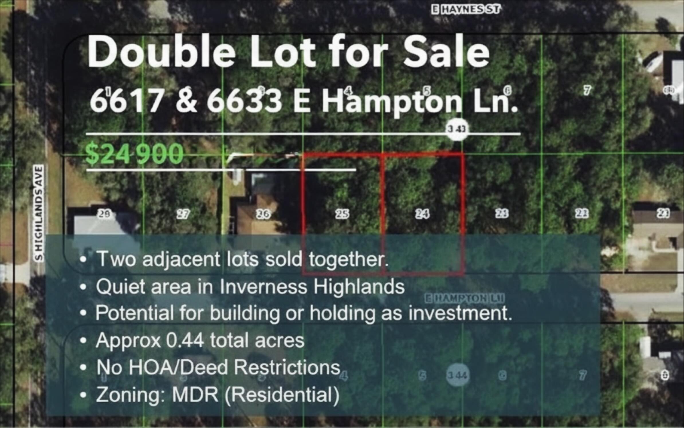 🏗️ Double Lot For Sale
A rare opportunity with extra space and flexibility.
Build bigger, build smarter.
Message me for details 📩
Lacey Moraetes
Coldwell Banker Investors Realty
352-601-6845