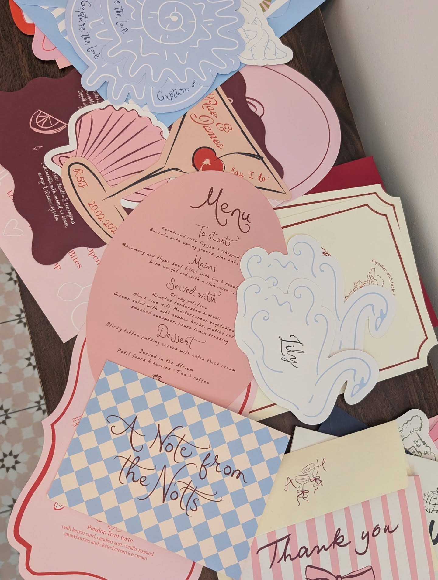 2025. What a year.
Thank you to every couple who trusted me with their wedding stationery, I'm truly grateful for you all.
Here’s hoping 2026 brings even more joy, colour and playful bespoke shapes that make everything feel so fun and personal.
I *may* try to post more reels, although history suggests (see slide 5), they will mostly be awkward and should remain firmly in my camera roll 🫠... (All hail professional photographers, saving the grid one perfect shot at a time)!
There were hiccups along the way. With misprints and a couple of delayed deliveries that cost me a painful amount of money. All sorted before wedding dates of course, just enough chaos to keep me on my toes.
To my fellow industry professionals, it has been such a pleasure working alongside your talent this year 🤍
Let's go 2026! I can't wait to see what's in store.
Dani
Xo
#WeddingStationery