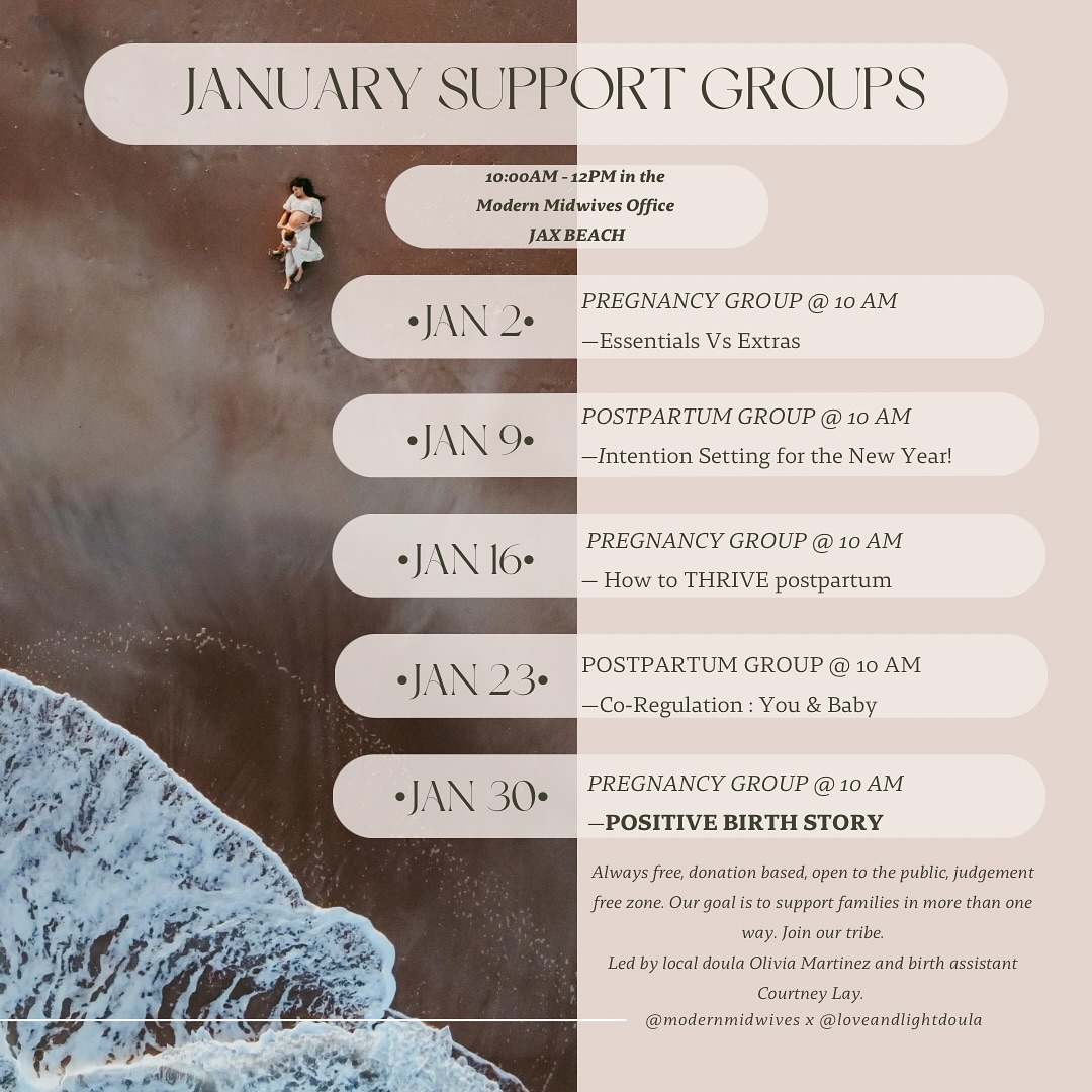 Happy New Year familia✨ Let’s make this year count.
We’re kicking off January strong with meaningful, empowering support groups—and while I’m away, Courtney will be leading the first few gatherings of the month. Rest assured, we’re still bringing the goods with these thoughtfully curated topics designed to inform, support, and truly hold you.
If you’ve been meaning to come, this is your sign. Don’t miss out—and invite a friend. Change a life. Share knowledge. Help someone find their village. 🤍