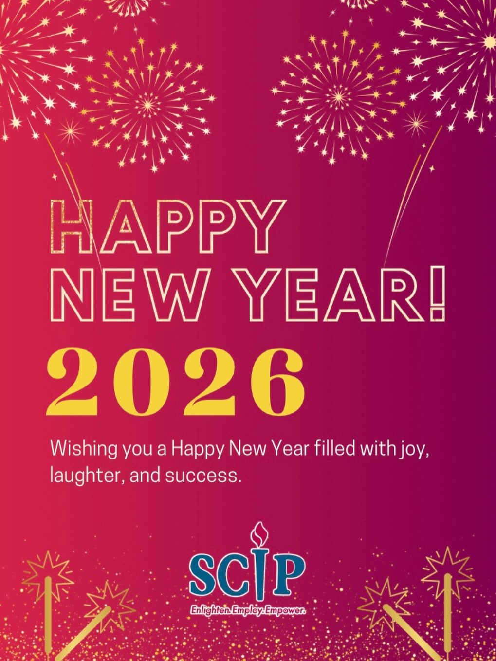 ✨New year, new goals, new opportunities ✨
At SCIP, we’re stepping into this year ready to learn, grow, and open doors for the next generation of global leaders.
Here’s to bold moves, meaningful experiences, and making this year count. 🚀
#SCIP #globalleaders #NewYearNewOpportunities #FutureLeaders #NewBeginnings