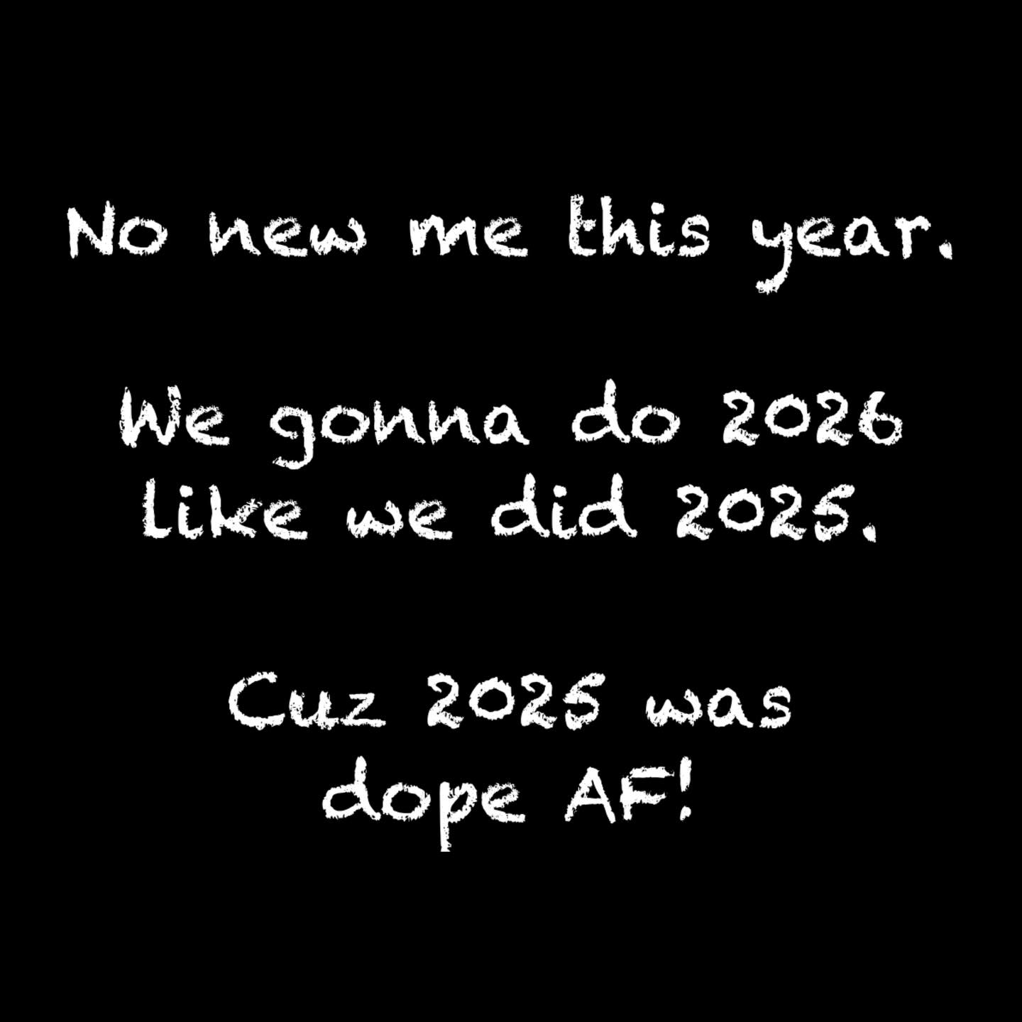 HAPPY NEW YEAR EVERYONE! Thanks for an awesome year! 🤘🏻