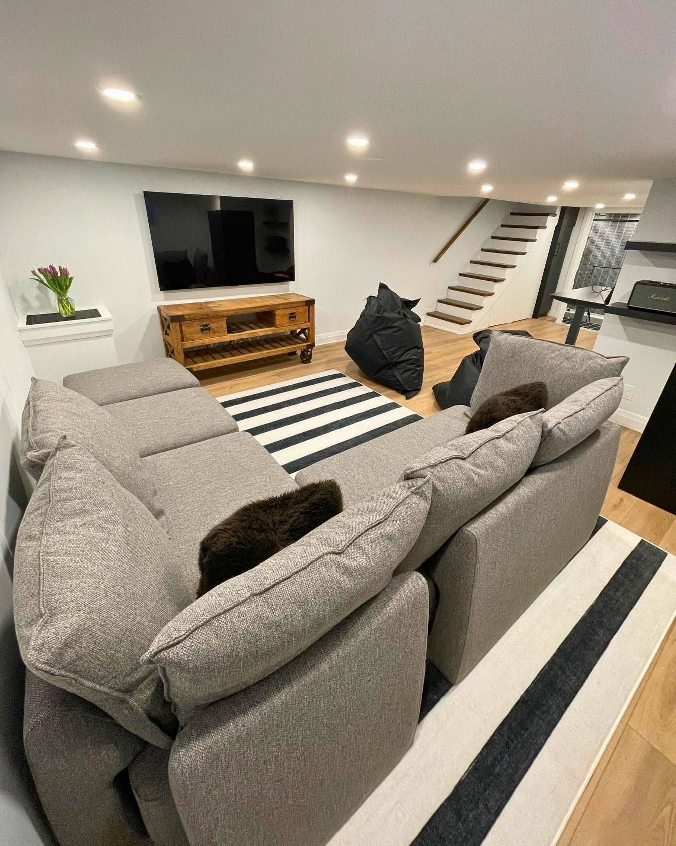 This basement transformation was about more than adding square footage — it was about giving this Toronto family the space they were starting to feel they were missing.
As kids grow, homes need to grow with them.
A finished basement creates room to hang out, play, relax, and spend time together — without competing for space upstairs.
In this project, we focused on:
• creating a warm, comfortable family hangout
• designing a basement bathroom that feels intentional and elevated — not an afterthought
• incorporating black and gold details for a timeless, refined look
• building a space that’s just as functional day-to-day as it is valuable long-term
From an investment standpoint, finishing a basement — especially with a bathroom — is one of the smartest upgrades homeowners can make in the GTA.
It adds livable square footage, increases resale appeal, and gives you flexibility whether you plan to stay, rent, or sell down the road.
A finished basement doesn’t just complete a house — it completes the home.
Save this if a basement renovation is on your 2025 list.
Comfort now. Value later! ✨🏘️📈 #PurpleProperties #TransformingRealEstate
.
.
.
#TorontoHomes #BasementRemodel #BathroomRenovation