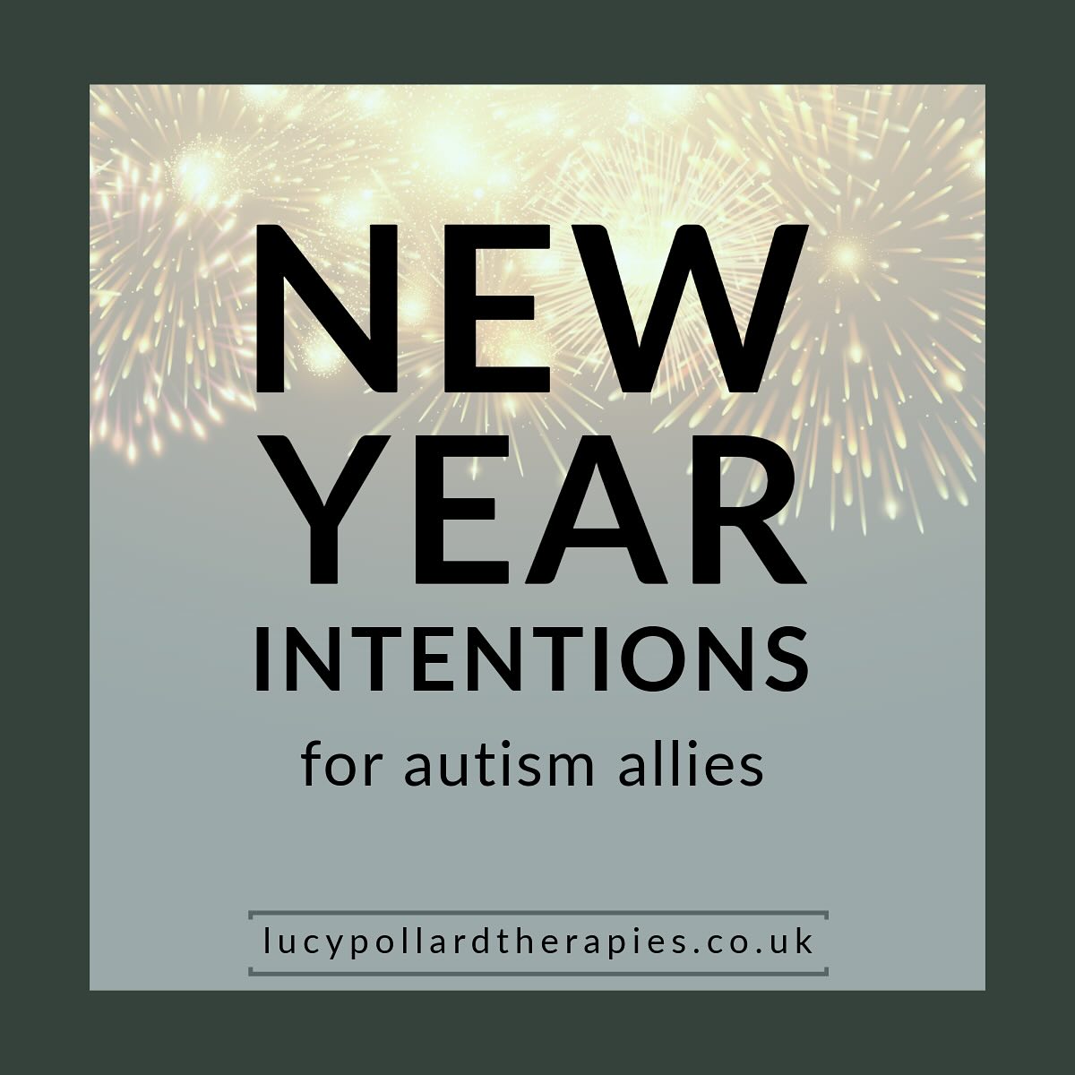 New year, new intentions 💛
Can you make 2026 the year that you shift from learning about autism to actively becoming an autism ally? Being an ally isn’t about getting everything right. It’s about listening, learning, and being willing to adjust.
It’s about noticing the barriers in yourself, in others and in the environment that hold back change, ✨and then doing something about it✨. These intentions are small shifts that can help to support autistic children and adults in everyday life.
You don’t have to be perfect. You just have to be open.
Which of these might you take forward into the new year? What would you add?
Lucy Pollard Therapies