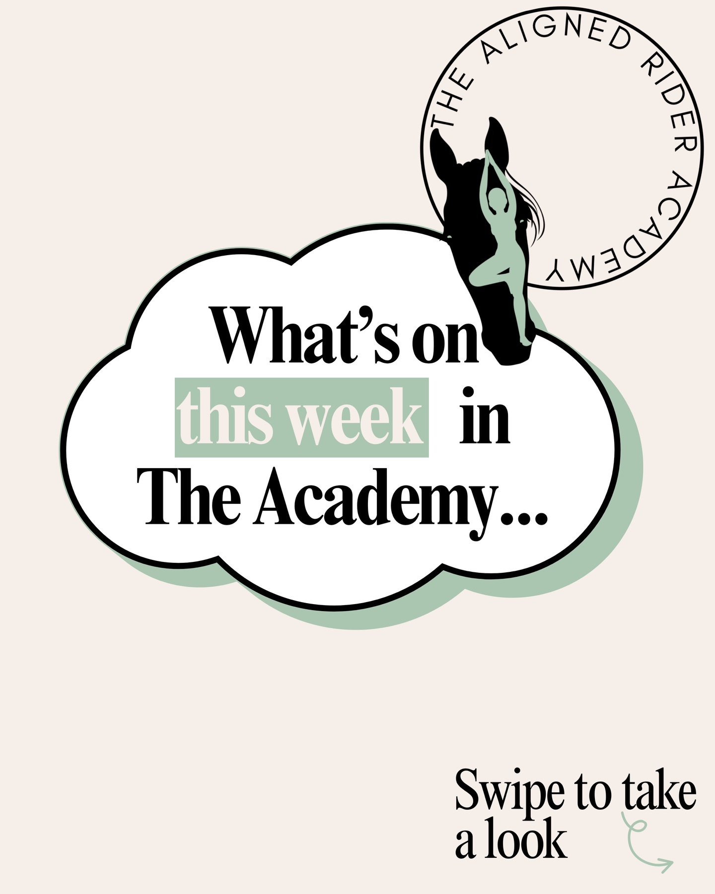 𝐓𝐡𝐢𝐬 𝐖𝐞𝐞𝐤
𝐌𝐨𝐧𝐝𝐚𝐲 7pm - 𝐓𝐚𝐜𝐤 𝐑𝐨𝐨𝐦 𝐂𝐡𝐚𝐭 - As mentioned in yesterdays email this weeks Tack Room Chat is all about how our energy as a rider and horse are connected and what we want to think about when riding to allow our horse freedom to move.
𝐌𝐨𝐧𝐝𝐚𝐲 8pm - 𝐑𝐢𝐝𝐞𝐫 𝐑𝐞𝐥𝐱𝐚𝐭𝐢𝐨𝐧 - Working with the riders nervous system to give a full body relaxation whilst also helping to release the specific tension held in the hips and the legs - 1 hour of delicious movement perfect for just before bed for a good nights sleep 😴
𝐓𝐮𝐞𝐬𝐝𝐚𝐲 9am - 𝐄𝐪𝐮𝐢𝐒𝐓𝐑𝐄𝐍𝐓𝐆𝐇 - this class is all about building the riders core, with a good core we can be soft in our limbs, we can use our aids in a way that is light and subtle and our hips can release to mobilise and match the movement, with a good core we can be stable and supple. (30 minutes)
𝐖𝐞𝐝𝐧𝐞𝐬𝐝𝐚𝐲 6am - 𝐄𝐪𝐮𝐢𝐬𝐭𝐫𝐞𝐭𝐜𝐡 - Start your day off feeling good...Working on the riders seat, having a good range of movement in our hips is key to having a seat that helps our horse and doesn’t restrict. (30 minutes)
𝐓𝐡𝐮𝐫𝐬𝐝𝐚𝐲 9am - No LIVE Thursday this week I have CPD I’m afraid
𝐅𝐫𝐢𝐝𝐚𝐲 6am - 𝐁𝐚𝐥𝐚𝐧𝐜𝐞 𝐁𝐚𝐥𝐚𝐧𝐜𝐞 𝐁𝐚𝐥𝐚𝐧𝐜𝐞 - working on our proprioception and getting our brain 🧠 and body to link together at a deeper level and more effective level for us as riders. (30 minutes)
𝐅𝐫𝐢𝐝𝐚𝐲 - The new year reset new session will drop on Friday and be in the course for you
𝐅𝐫𝐢𝐝𝐚𝐲 - 𝐂𝐨𝐧𝐟𝐢𝐝𝐞𝐧𝐜𝐞 𝐂𝐨𝐮𝐫𝐬𝐞 𝐋𝐢𝐯𝐞 meet up 1pm, change of plan to original time and now 1pm over 12noon.
A week of movement and training to help you and your horse, I hope to see you at one or some, if not they’re all recorded and will be uploaded asap so you can catch up with them at a time that suits.
Happy 𝐅𝐢𝐫𝐬𝐭 𝐅𝐮𝐥𝐥 𝐰𝐞𝐞𝐤 𝐨𝐟 2026! Let’s Go 👊🏼
Megs xxx