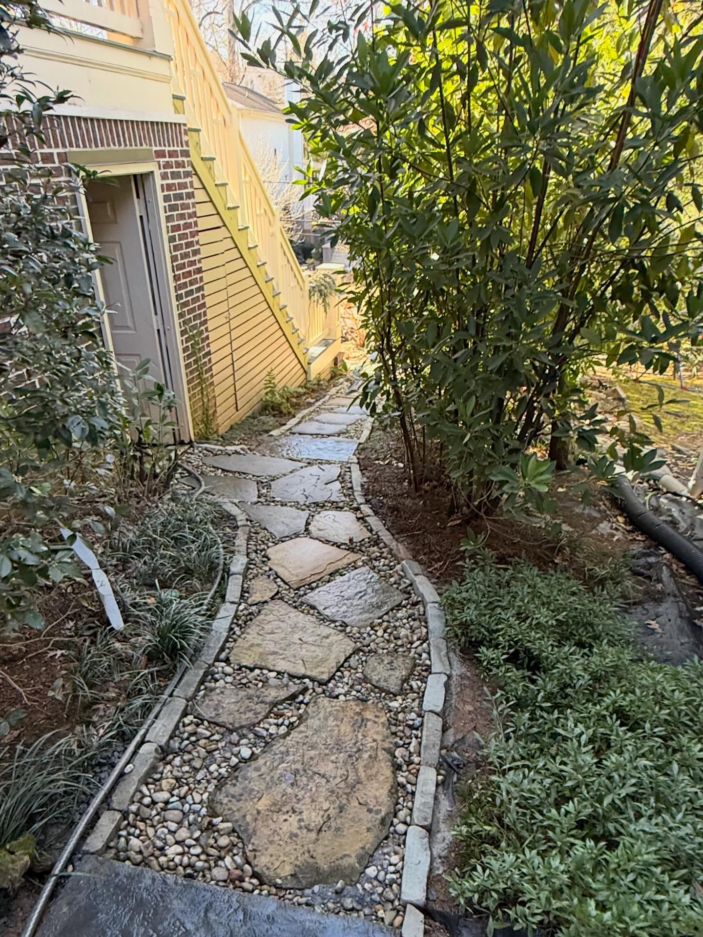 Check out this path that we re vamped in Atlanta! Naturally beautiful! @atldrainpros
#drainage #drainagesolutions #draingang #frenchdrain #landscape