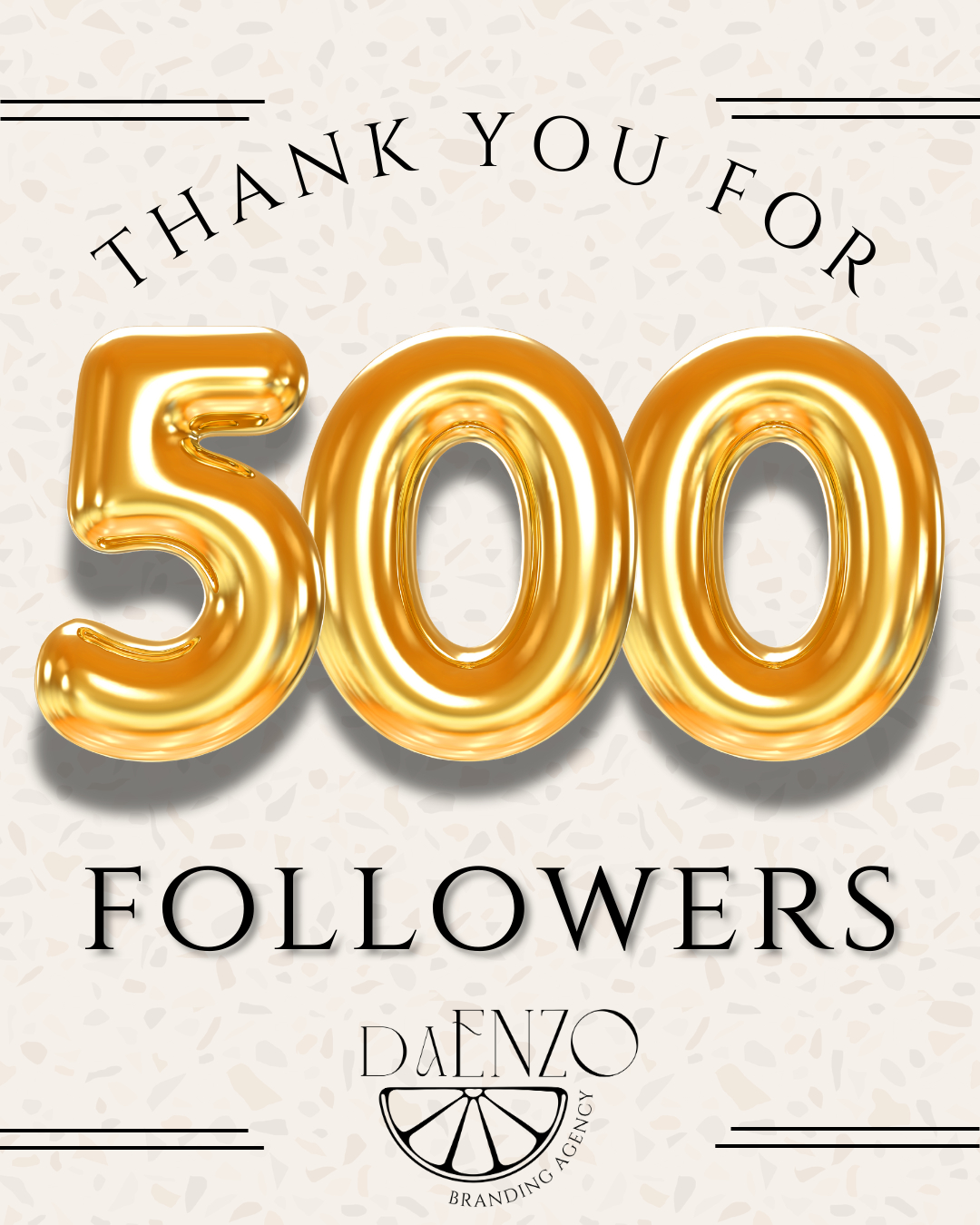 Ciao amici 🍋✨
500 of you. And every single one matters.
From the very first follow (when this page was basically vibes and a vision) to everyone who joined along the way—grazie mille. You believed early, cheered loud, shared our work, and trusted Da Enzo with your brands, your ideas, and your stories.
This little Italian-inspired studio was built on heart, family, and the belief that a brand should work for you—not the other way around. And this milestone? It’s proof that we’re just getting started.
Here’s to the next chapter: more clarity, more creativity, more freedom, and a whole lot more lemon-slice magic 🍋
Onward, together.
Thank you for being here.
#DaEnzoBranding #500Followers #CreativeStudio #BrandDesign #SmallBusinessBranding #EntrepreneurLife #BrandStrategy #DesignStudio #CreativeCommunity #BusinessGrowth #BrandWithHeart #ItalianInspired #BuildYourBrand