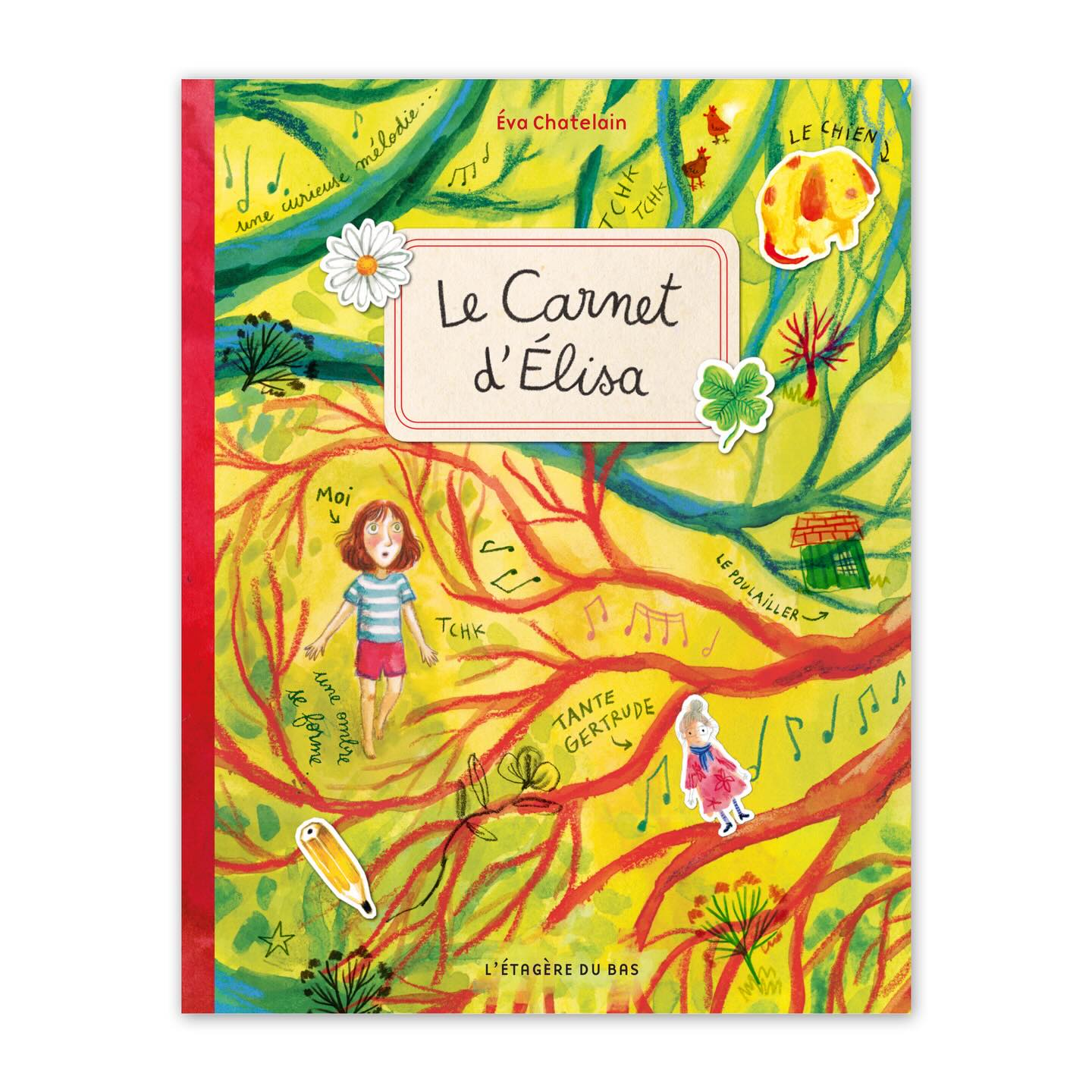 Heureuse de vous dévoiler la couverture de notre premier album à paraître en 2026 ! Fin février, vous pourrez retrouver en librairie l’album « Le Carnet d’Élisa » écrit et illustré par la géniale @eva_chatelain. Ce livre est drôle, plein d’imagination et de suspense… Bientôt plus d’informations ! #letageredubas #lecarnetdelisa #evachatelain #albumjeunesse #harmoniamundi