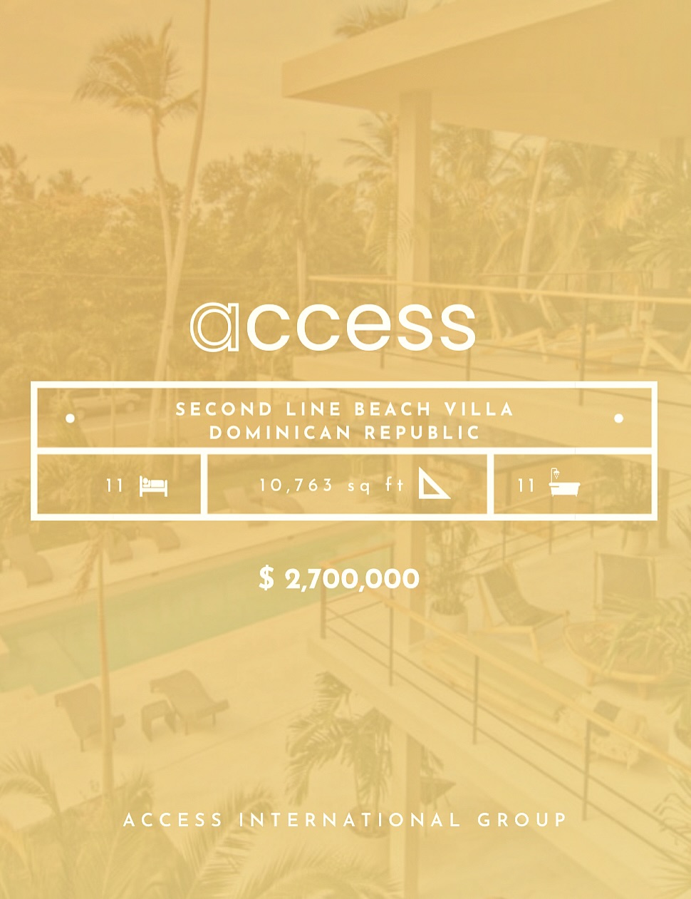 🗺️ A bold Caribbean villa walking distance from one of the most pristine beaches in the Dominican Republic, designed for both pleasure and performance.
🔓11 bedrooms, 10,000+ sq ft with an estimated 7.2% ROI.
✨ This is Luxury that performs.