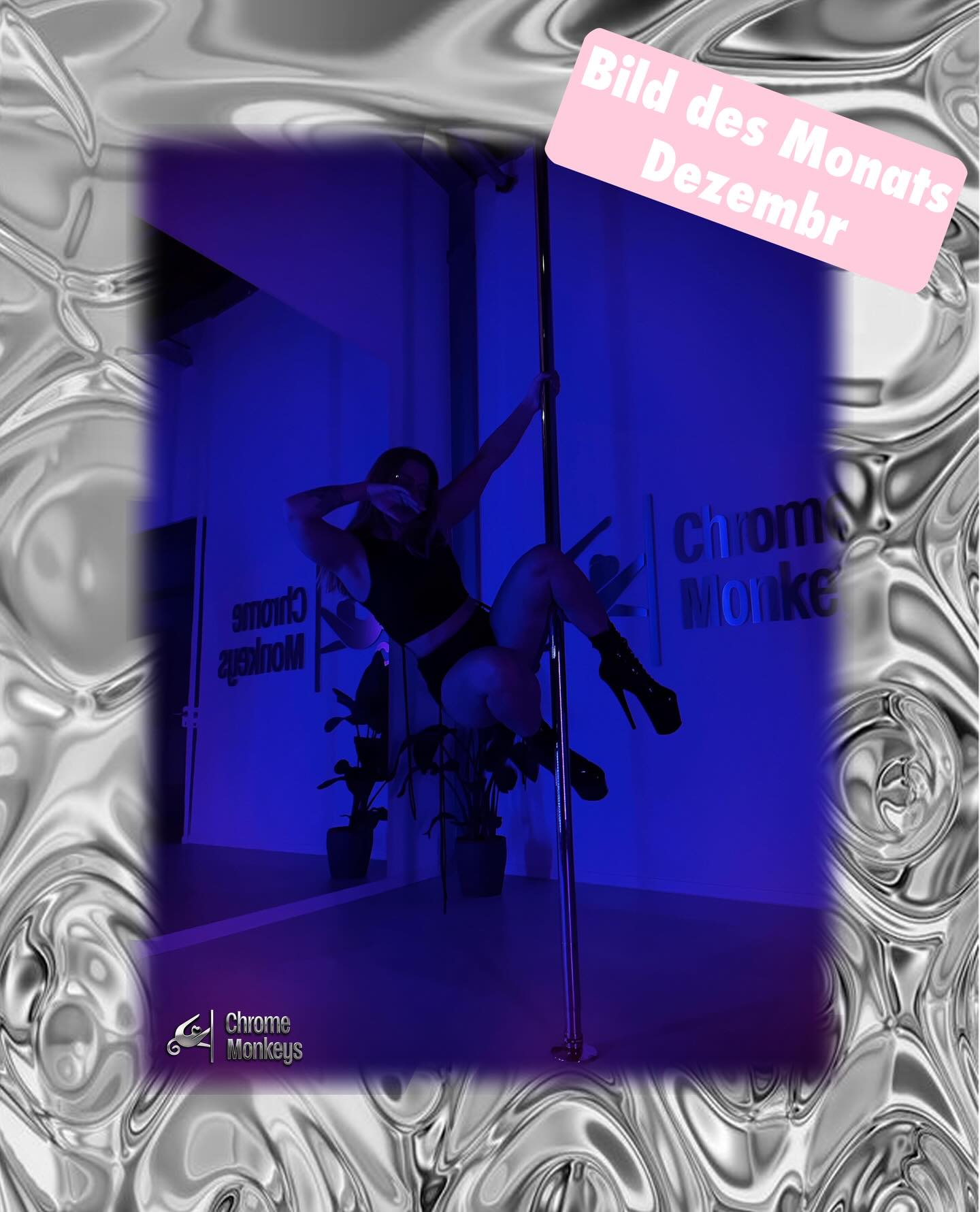 Bild des Monats 😍
Der Dezember gehört ganz @rise_n_flow - Danke für dieses tolle Foto 😍
dein Geschenk siehst du in deiner eversports App 😊 super schöner Shape ❤️
wir freuen uns schön riesig auf die Fotos für den nächsten Monat ❤️
Du willst auch dabei sein? 😇
Schick uns bis zum 30. jeden Monats (Februar bis 28.) dein Lieblingsfoto, aufgenommen im Chromemonkeys-Studio, und schreib dazu:
– dass du beim Bild des Monats dabei sein willst ☑️
– deinen bei Eversports hinterlegten Vor- und Nachnamen ☑️
– ob du bei einer Collab oder Markierung dabei sein möchtest ☑️
Wir losen jeden Monat ein Bild aus, posten es auf unserer Seite und beschenken dich mit einer kleinen Überraschung ❤️
Mach mit – du bist Chromemonkeys! 🐒
#chromemonkeys #pole #polepic #polelove #pictureofthemonth