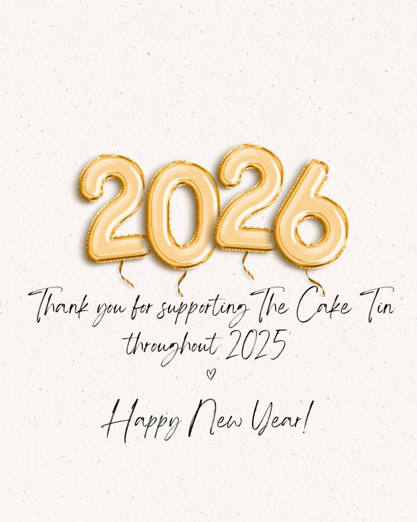 Happy new year ๐ฅณ
2025 was a big year and wouldnโt have been possible without any of my customers so thank you ๐
Looking forward to another year of coffee & cake ๐ฐ โ๏ธ
Hereโs to 2026 ๐ฅ