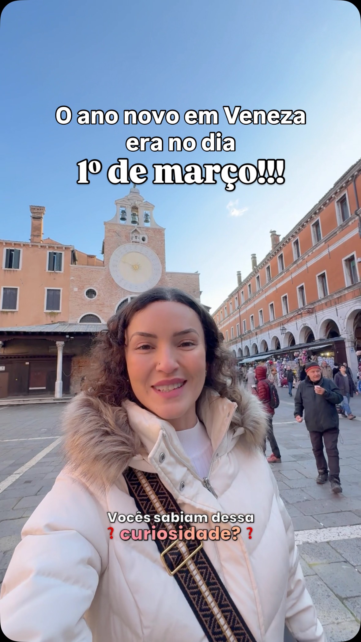 Você sabia que aqui em Veneza é no antigo calendário Romano o ano iniciava no dia 1º de março?
Vem saber mais um pouquinho dessa curiosidade com a gente do Dicas de Veneza!
#guiaemveneza #touremveneza #dicasdeveneza #venezaitalia #curiosidadeshistóricas