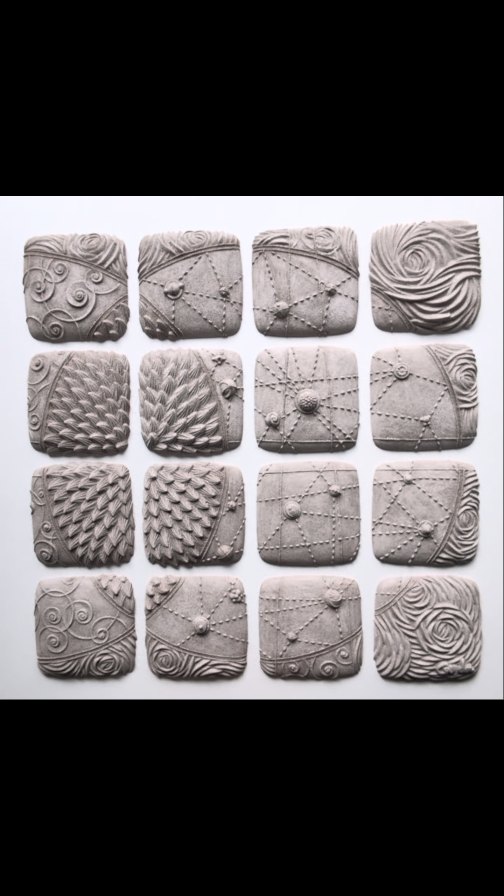 New year, new work. Unfired "Mandorla Variante". Fired version coming up next. #ceramics #basrelief #sculpture #artwall #artcollector