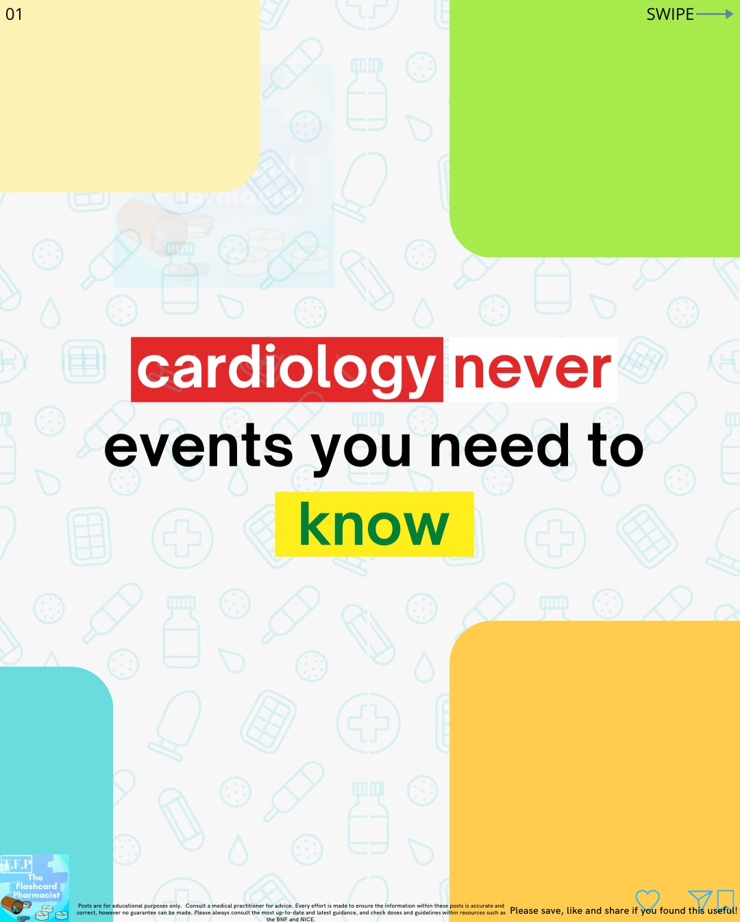 Cardiovascular Never Events!
These are serious, preventable mistakes that can cause significant patient harm, and they’re often missed because the basics aren’t recognised quickly enough.
Here is a handy overview of some of the most common cardiovascular never events.
I’ve created a one-page cardiology never events cheat sheet to help pharmacists and healthcare professionals spot these situations fast.
👇 Comment “NEVER” below and I’ll send it straight to your DMs.
#foundationpharmacist #pharmacytraining #pharmacology #pharmacologyrevision #meded