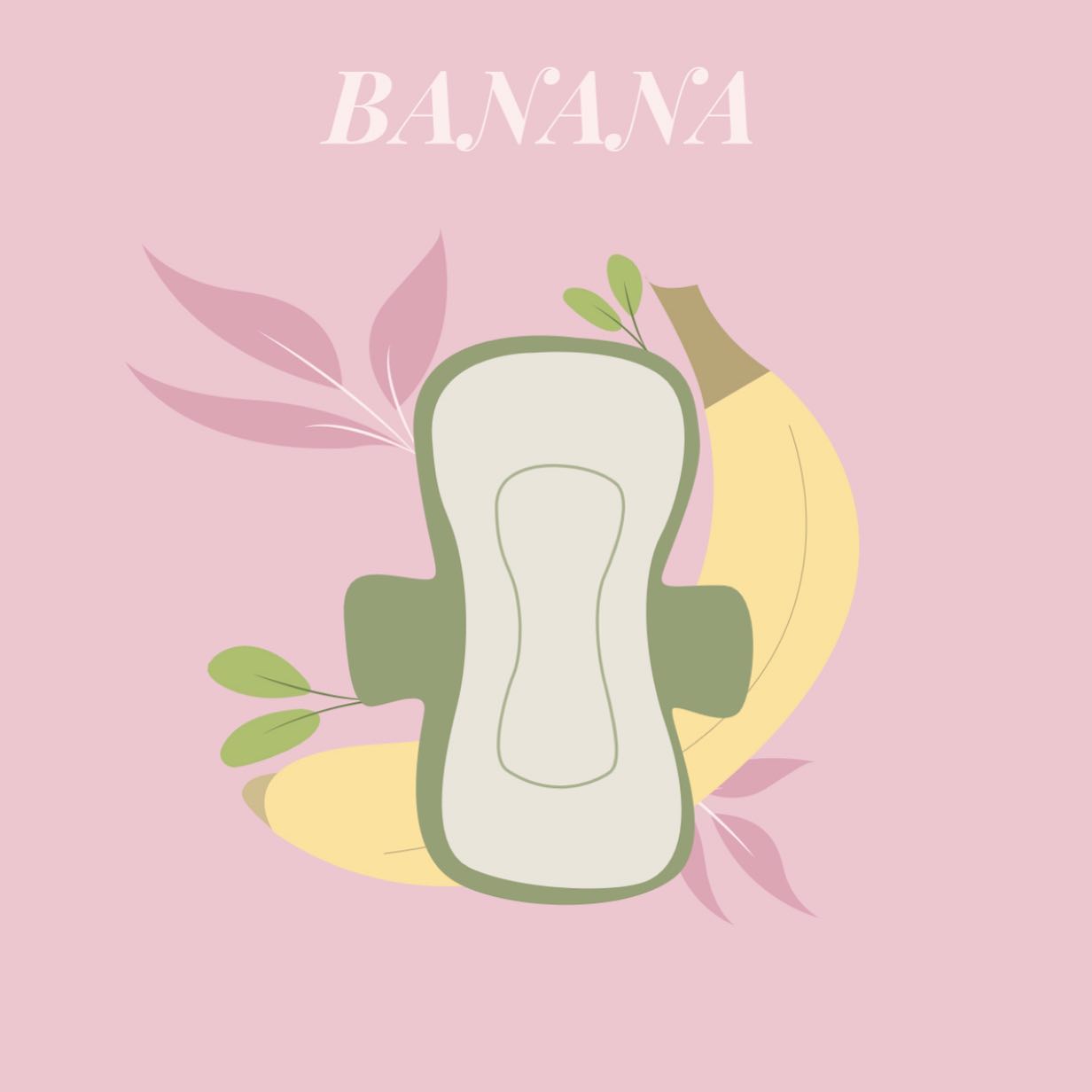 We go bananas for the betterment of our planet, which is why we use banana fiber as a source to make our biodegradable sanitary pads! Our pads are now available for purchase in a variety of sizes and quantities at apnagreen.com #biodegradable #ecofriendly #banana #pads #femininehygiene #environment