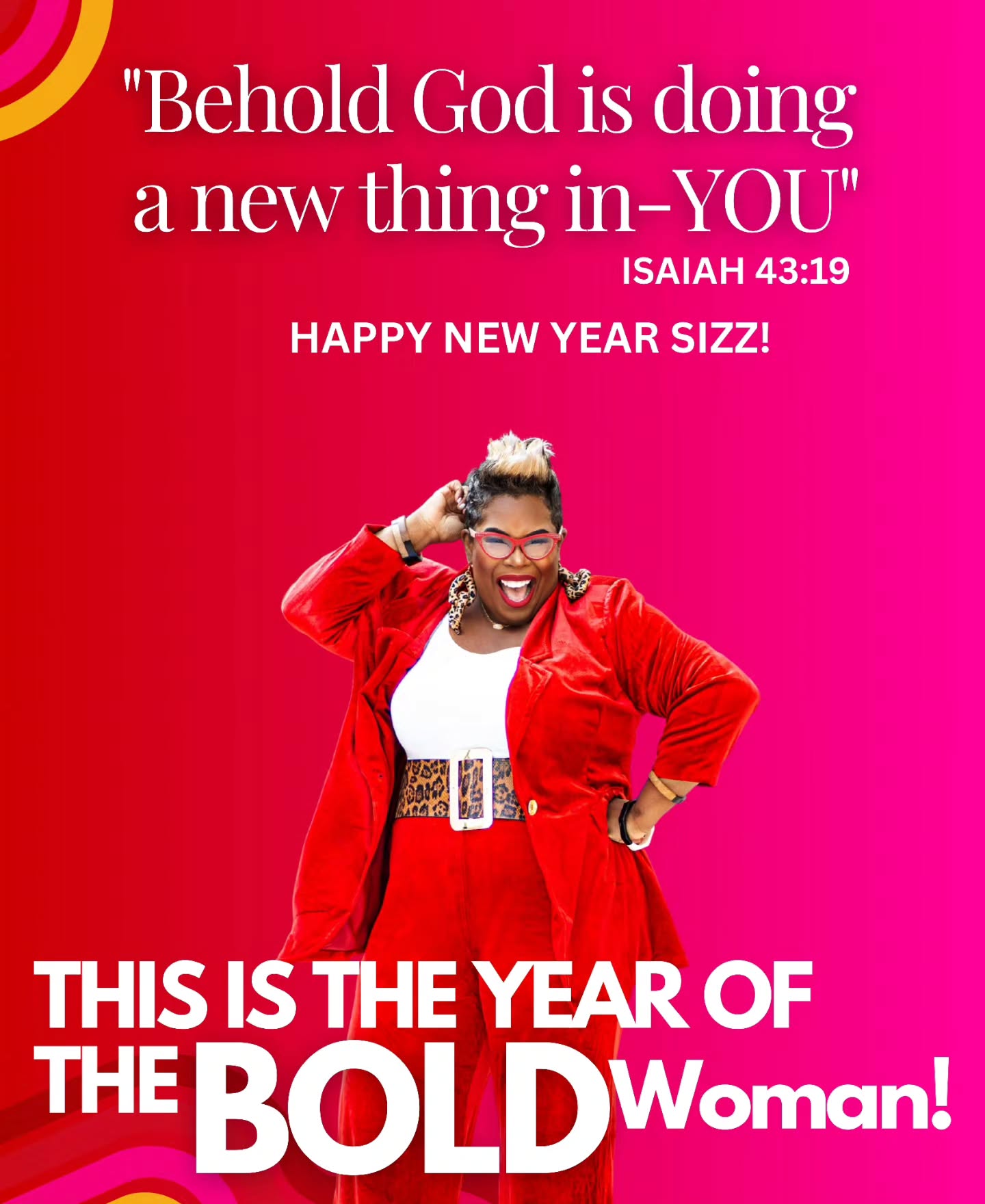 Redefining in 2026 isn’t about starting over — it’s about ownership. Ownership of who you are, how you show up, and what you’re no longer willing to tolerate.
I help women disrupt the definitions they’ve been living under — the ones that taught them to wait, to perform, to stay grateful instead of honest, strong instead of whole. I have one intention and that is to move them from waiting on God to partnering with Him, using their voice, their faith, and their authority to create honest change - from the inside-out!
This is the work boo. This is the call to a greater purpose waiting to awaken & erupt on the inside of YOU. And this is why I do what I do.
🔥 This is the Year of the Bold Woman! Let's Blaze your trail! #AllThingsNew