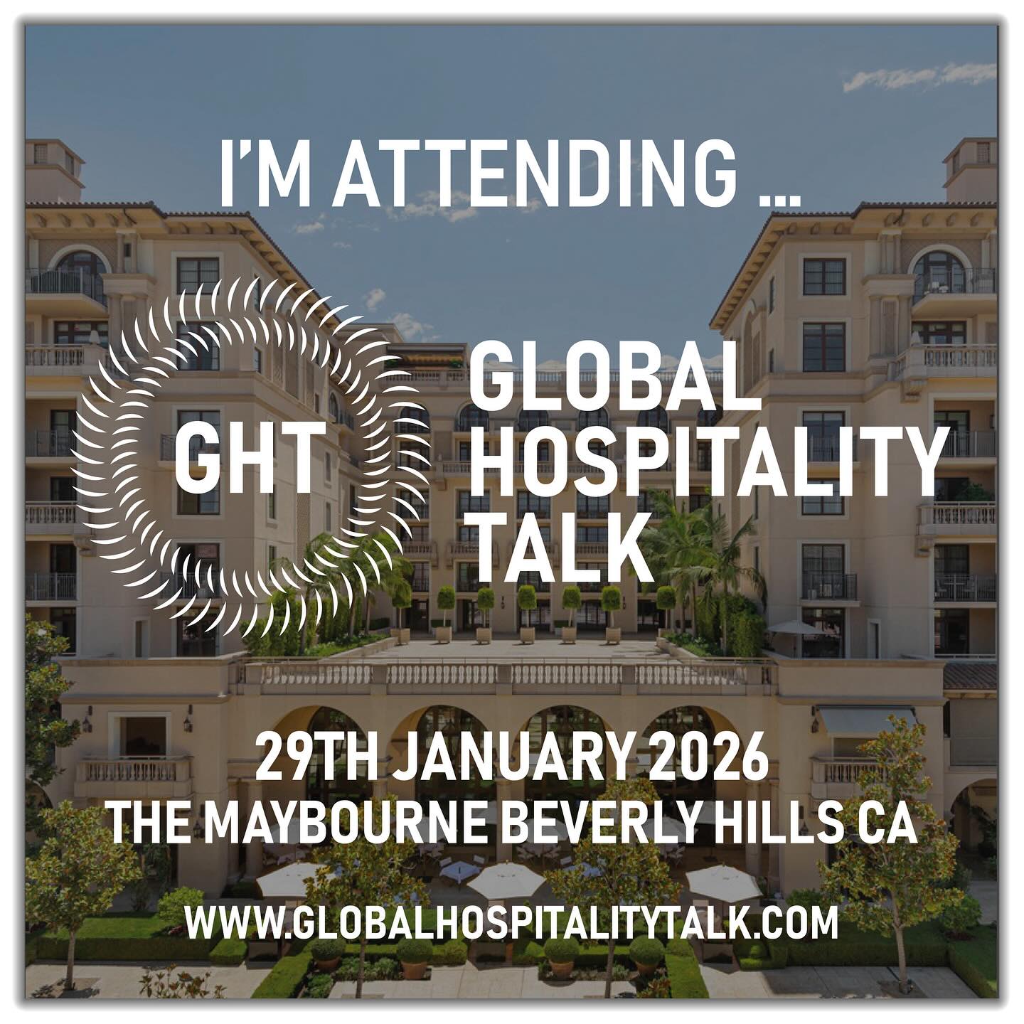 Starting January off right! Thank you @theofficialcanfaik @lorrainejack_ @globalhospitalitytalk for including us in this year’s LA event. Very excited to absorb some 2026 insight and inspiration from our peers in the industry.