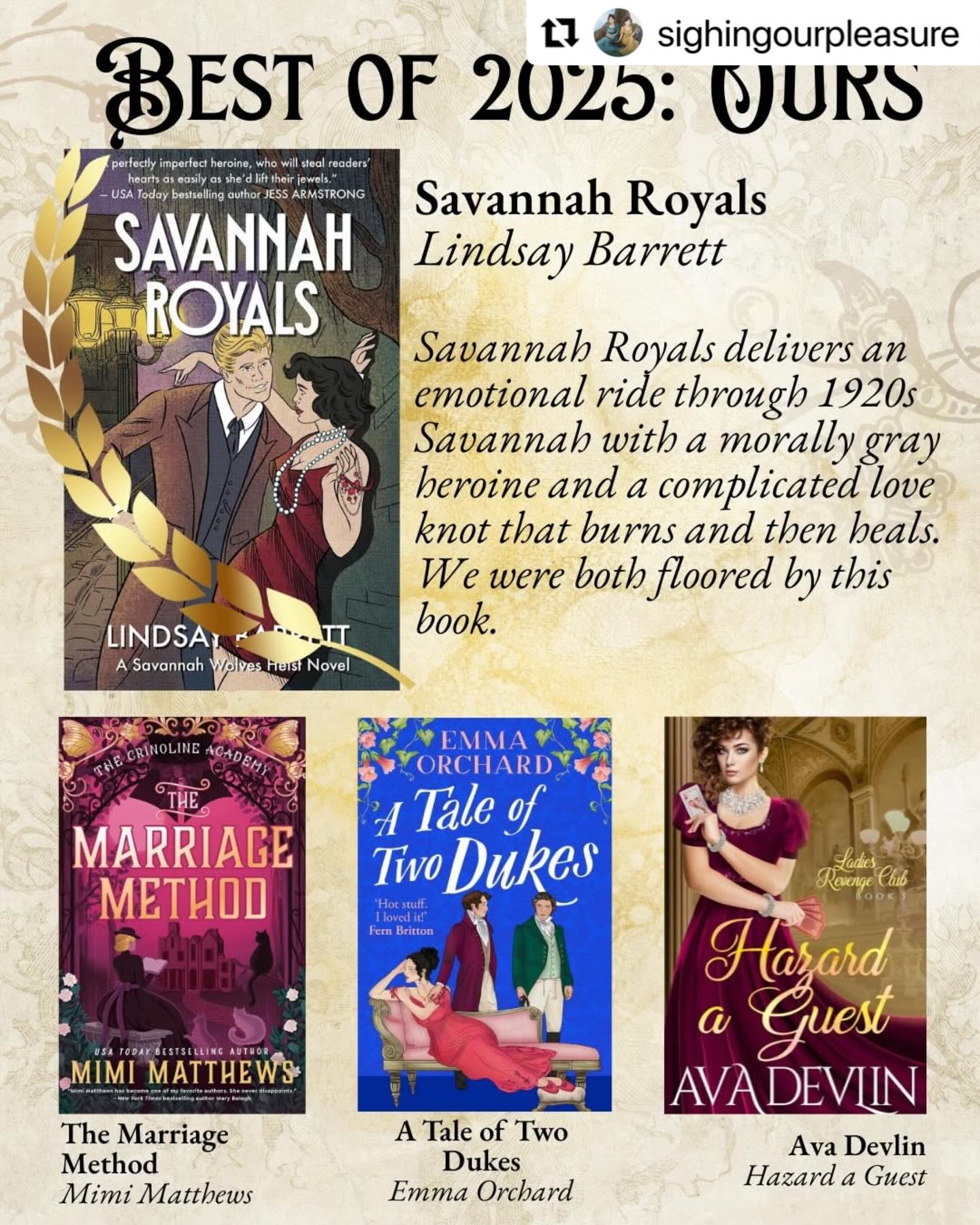 #Repost @sighingourpleasure
・・・
Okay. This was tough. With upwards of 500 books between us, figuring out how to pick our faves and how to organize felt like a puzzle. But here we are: Mine, Yours and Ours. 🎉
We have to acknowledge some recency bias thanks to our obsession with the Hot Hockey Boys™️🏒🔥
#2025Reading