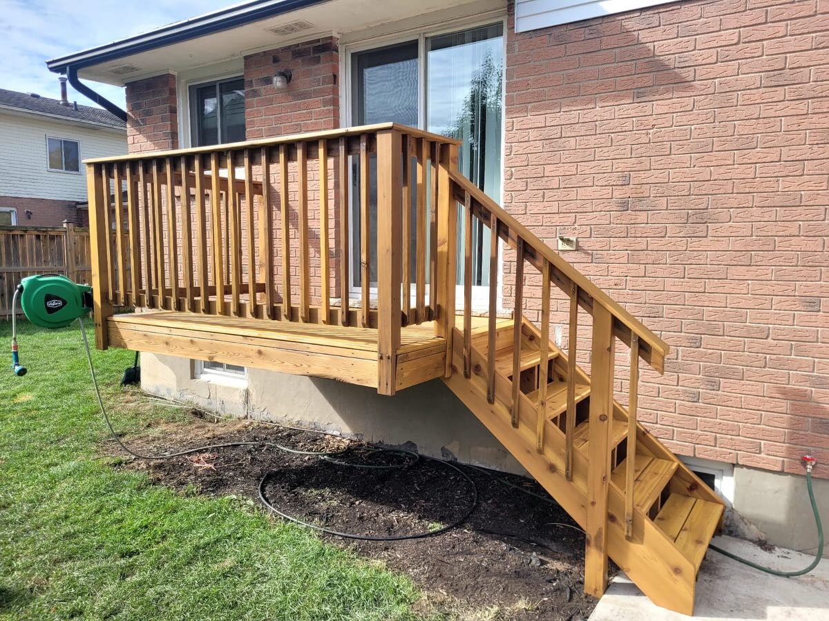 Refinishing an old cedar deck to ensure it lasts another decade… or more!