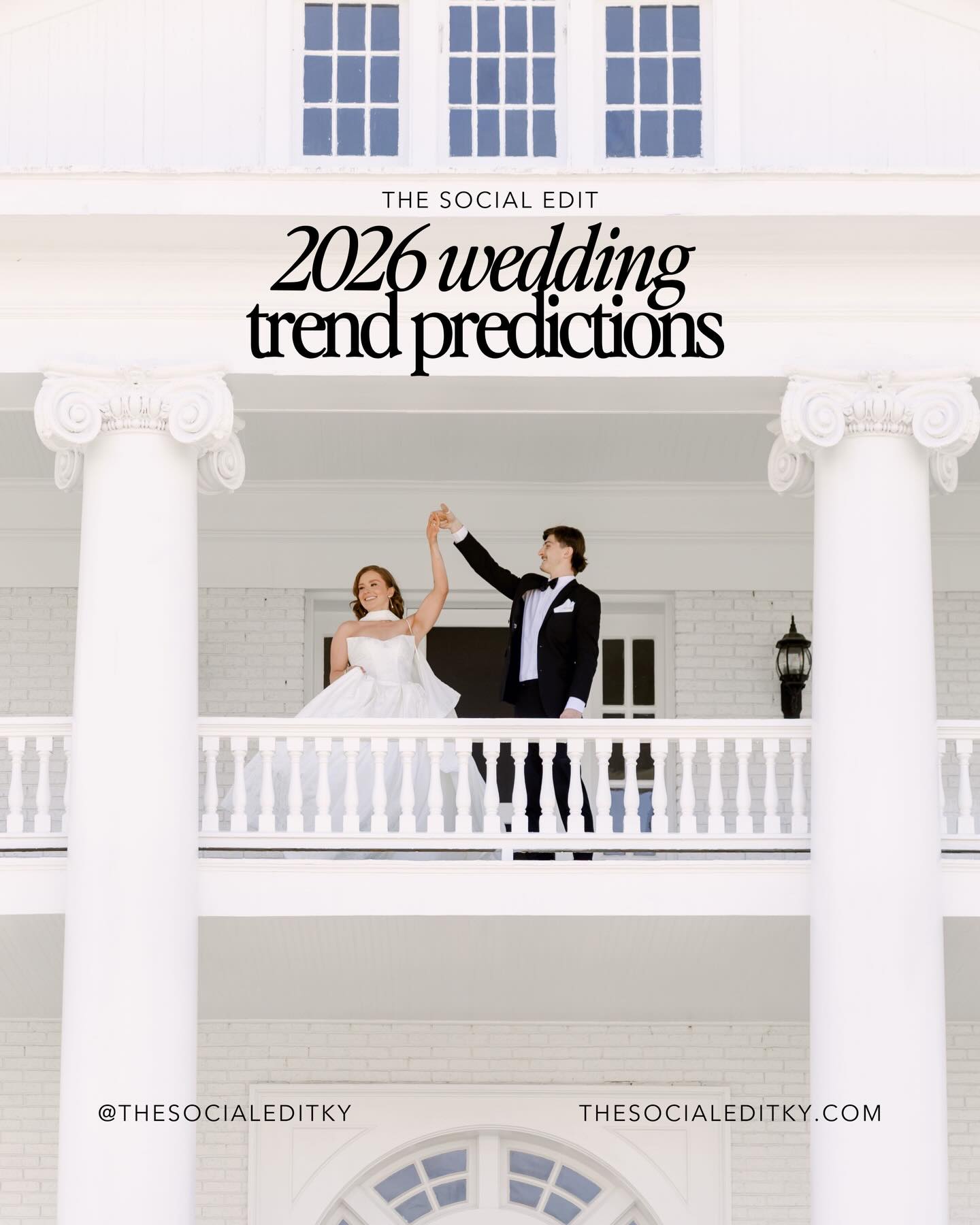 We love seeing each couple’s personality come to life through their details, decor, and design choices 🤍
We have an idea of what we’ll be seeing more of from 2026 couples... and we’re obsessed with every single one 🤭
What do you think will be trending in the wedding world next year? Let us know in the comments!
Photography by @laurel_roots_photography