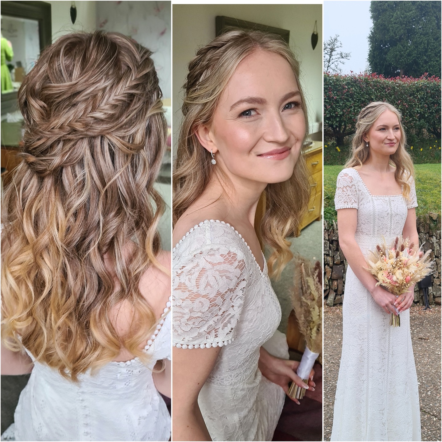 Happy new year to all my past and present couples.
I am very excited for another year of helping 2026 Brides get ready with their hairstyling and makeup.
It's enquiry season now....please note I am not open for 2027 quite yet it will be the end of this month so watch this space.
If you are looking for a friendly and professional pro, love a laid back morning, pretty naturally enhancing makeup that feels like you and modern, boho and relaxed hairstyling then I would love to hear from you.
If you love my styling you can send me an email to check my availability brighteyebeauty@outlook.co.uk or head to my website, check out my styling & reviews on www.brighteyebeauty.co.uk and Facebook and fill in the online enquiry form and I will get back to you with info of what I offer (can follow the link in my bio)
Here is lovely Phoebe who tied the knot on a winters day looking beautiful. I had the pleasure of working with @michelle_ley_photography on photography and this wedding was featured in a wedding magazine, you can find that post and the pro photos, which are fab, on a previous post to hear all about it and a piece I wrote for them about makeup and hair.
Got a question let me know.
Thanks Hannah