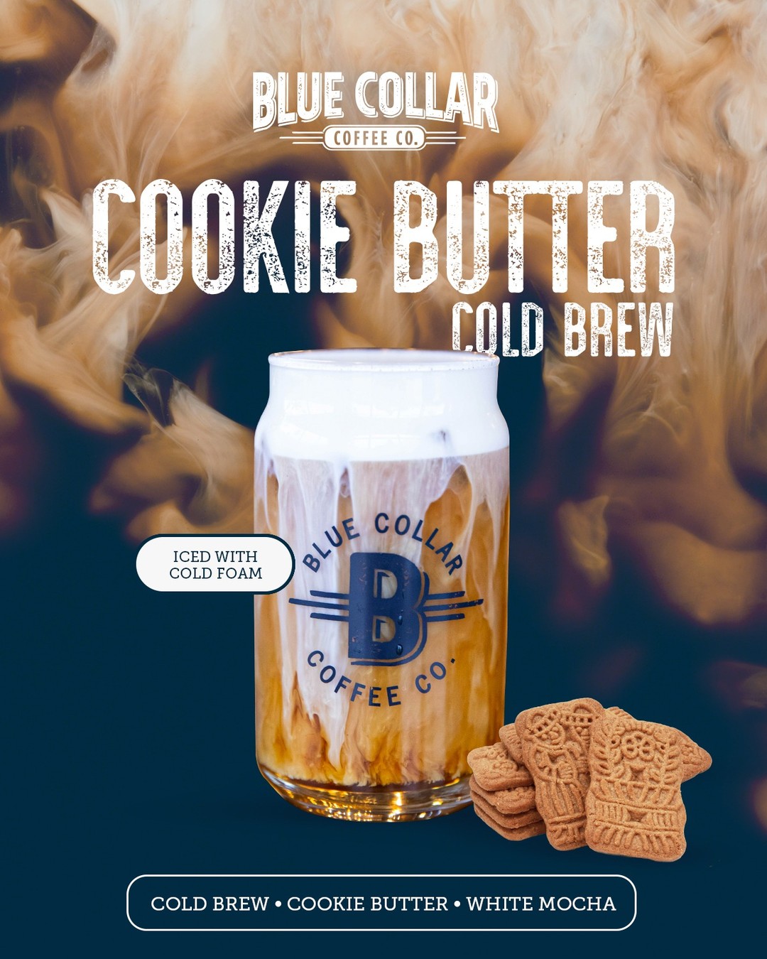 Winter flavors just dropped. Cozy starts now. Cookie butter, toasted marshmallow, cinnamon, mint, and more now brewing. ☕❄️
Available for a limited time.