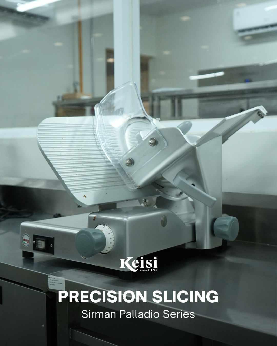 Precision you can rely on—down to every detail.
The Sirman Palladio Series delivers consistent slicing, precise control, and built-in safety for smooth daily operations. Designed to minimize waste, maximize yield, and keep your kitchen performing at its best.
From micro adjustments to operator protection, this is equipment made to work as hard as you do.
Find out more and consult with our team.
Contact us via WhatsApp: +62 877-87842-0467
#Keisi #CommercialKitchen #FoodEquipment #ProfessionalKitchen #ItalianEquipment