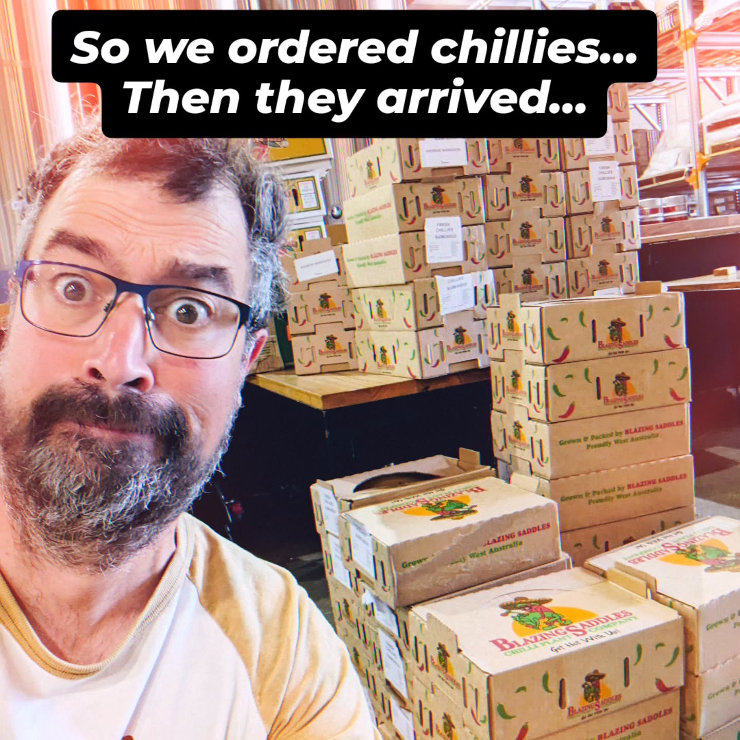 All I need to figure out now is where to keep them all...
I hope y'all keep buying sauce, because we're going to have a LOT. 🌶️🌶️🌶️
.
.
.
#postcondiment #electrichead #thatsalotta #chillies