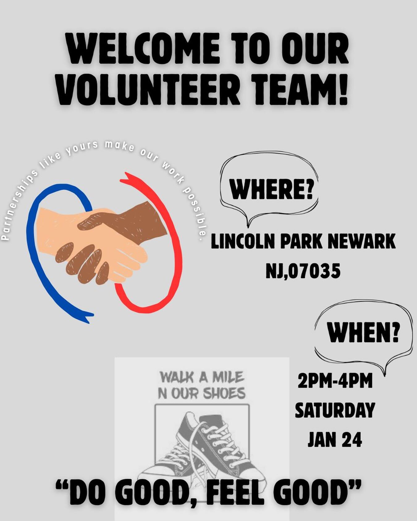 With the new year means new opportunities of giving back to the community!!! We are back at It again over at Lincoln Park in Newark! We will be giving out clothes for men,women, and children! If you are interested in volunteering please reach out to us and let us know! If you or someone you know is in need of clothes please spread the message so everyone can get something! Let’s start this new year off right and make this community service a big hit!
#communityservice #community #volunteer #nonprofit #givingback