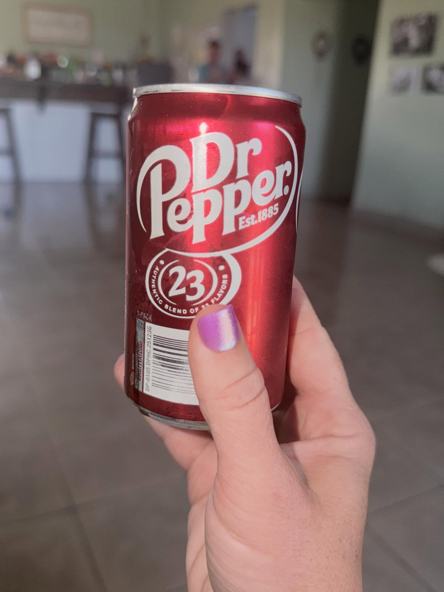 Savoring my LAST Dr Pepper from America 😫