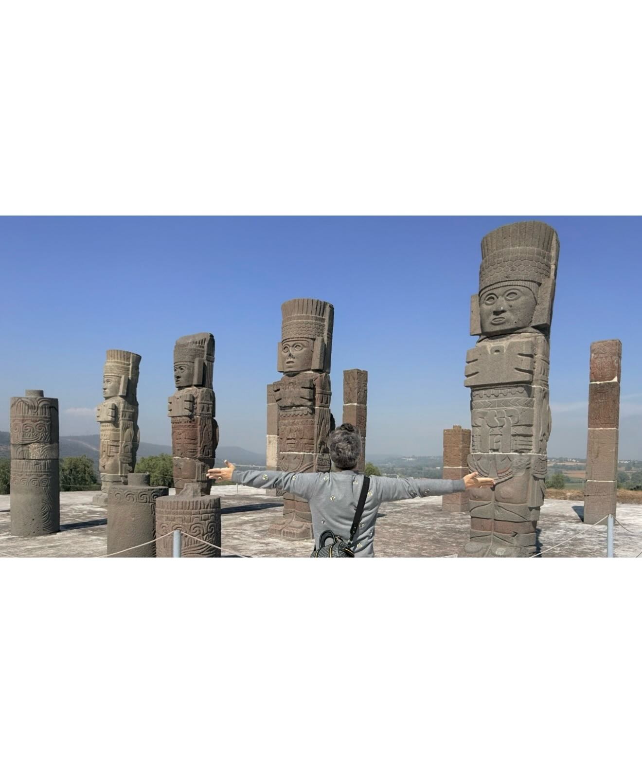 On New Year’s Eve, I stood atop the ancient Toltec city of Tula, beside the four Atlantean warrior-priests—sacred pillars of cosmic balance, disciplined consciousness, and the bridge between Earth and the divine—welcoming a new cycle in alignment with ancient wisdom.
The energy was intense. I felt exhausted. My body was vibrating, yet the feeling itself remained unnamed.
I am often called to write in moments like this. This time, nothing came. Flow, which usually moves easily through me, felt quiet. Instead, I entered a deep meditation, opened the Voice Memos app on my phone, and allowed myself to speak directly from the heart.
What emerged became this poem.
An Open Door
An open door out of nowhere,
an invitation to look beyond the stare—
to fantasize a world, sublime,
or jump the ship,
flip the timeline.
No recompense?
Simply sit
and listen from beyond the frail,
to know in your heart
what is true for you will prevail.
To trust that knowing infinitely,
No matter the evidence, impossible to ignore
what is buried deeply,
You will not abhor
So running tirelessly,
looking to make ends meet,
when all that was necessary
was to an end—
to complete.
The action: this space
in which you just sit still
and allow yourself to be.
A different pace.
A different thrill.
And in that moment,
you came to know.
You came to know
him—
you.
Not by definition,
nor structure,
nor opinion—
but by the way you expand your energy
without limitation.
Those limitations, supposed “sins”
you now realized—
had been placed upon you
by those who are has-beens,
done and over with,
with all of their ugly cries,
pointing their fingers,
spilling their lies.
Whispering willows,
wandering restlessly,
looking for something to destroy
effortlessly.
Wandering around this crazy reality,
trying to make sense
of what you think is senseless.
No longer framing life in a tense,
but allowing yourself
to be free—
effervescent.
#SacredThresholds #AncientWisdomModernSoul #PoetryAsPortal #SpiritualJourney #livingmyth
Side note: I asked ChatGPT to interpret the poem for me - the additional slides are its interpretation.
Happy New Year to us all! May 2026 break borders and boundaries for freedom!