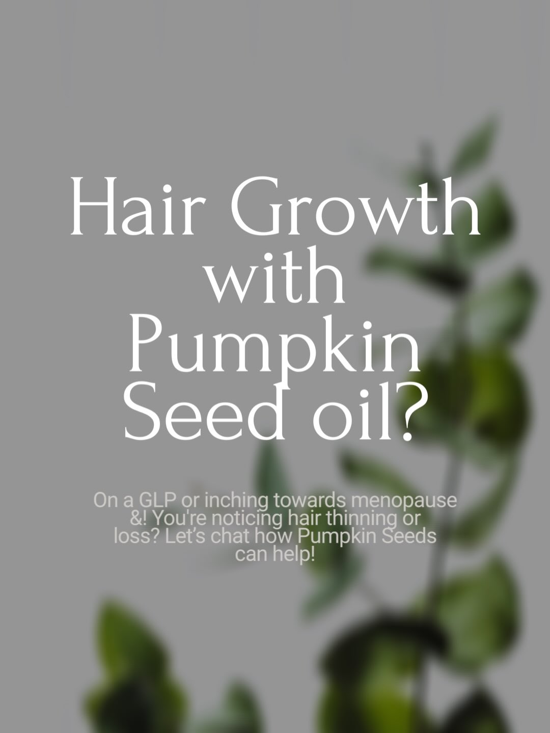 ✨ Pumpkin Seed Oil & Hair Growth ✨
As we age, it’s common to notice more hair shedding or thinning — often due to hormonal shifts, increased DHT (dihydrotestosterone), nutrient depletion, and higher physical stress on the body. Rapid weight loss and over-dosing or high doses of GLP-1 medications can also contribute to hair shedding by pushing the body into a stress response and reducing key nutrients needed for healthy hair growth.
🌿 Why pumpkin seed oil?
Pumpkin seed oil is rich in zinc, omega fatty acids, antioxidants, and phytosterols, which help nourish the scalp and may support healthier hair follicles. Phytosterols are especially interesting because they may help reduce DHT activity, a hormone linked to pattern hair thinning.
🔬 What does the science say?
Clinical studies have shown that people with pattern hair loss who took pumpkin seed oil daily experienced greater increases in hair count compared to placebo, suggesting it may support hair growth over time when used consistently.
🌿 How to use pumpkin seed oil for hair support:
• Topical: Massage a few drops into the scalp 2–3× per week (leave on 30 minutes or overnight before washing)
• Supplement: Use a high-quality pumpkin seed oil supplement as directed
• Be consistent: Hair growth takes time — results may take 3–6 months
✨ Bottom line:
Pumpkin seed oil isn’t a miracle cure, but it can be a powerful supportive tool for hair health — especially when hair shedding is driven by hormones, aging, or metabolic stress.
ASK me about my FAVORITE Pumpkin Seed Oil gummy supplements and topical hair serums 🤓🫶🏽
💬 Save this post & share with someone dealing with hair thinning!
#HairGrowthSupport
#PumpkinSeedOil
#HormoneHealth
#HairThinning
#WellnessFromWithin