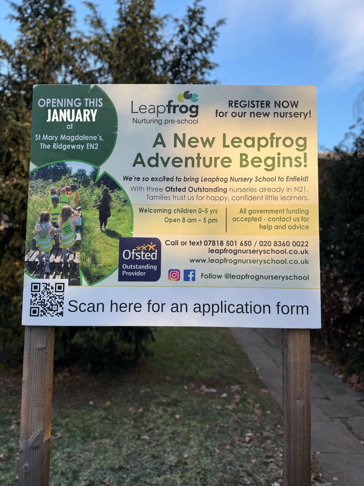 We’re beyond excited to announce some amazing news!
Leapfrog St Mary is now officially OFSTED approved and fully registered! 🎉👏
We’re delighted to be opening our doors from 14th January, ready to welcome children into a nurturing, inspiring environment where exceptional care and high-quality education come first.
This incredible milestone reflects our unwavering commitment to excellence and our passion for helping every child thrive, grow, and shine ✨
📞 Book your tour today: 07818 501650
📧 Email us: Leapfrogstm@gmail.com
We can’t wait to begin this exciting journey together! 💫💛
#nursery #newbeginnings #enfield #eyfs