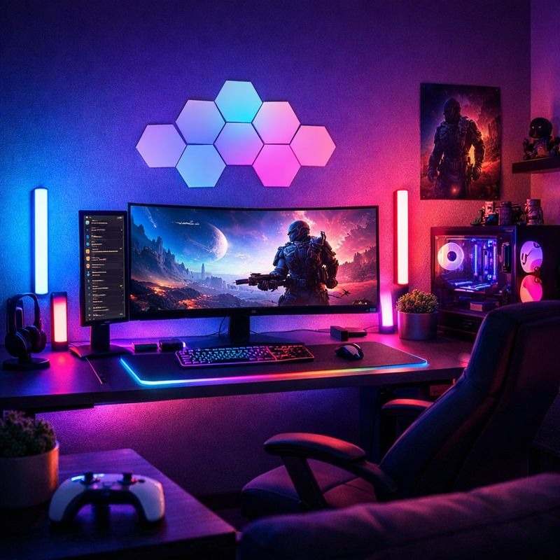 Did you know?
We design both gaming AND office rooms, taking both practical requirements and personal taste into account.
We design your room on a computer programme manually, to help visualise what it is that you're looking to get, all whilst working to your budget (don't worry if you don't have one straight away, we can help with that).
We then source everything you need like computers, lighting, power and network connections etc, and install it all, so you can just sit down, and get going!
This service is perfect for those looking to improve productivity in their office, create a better working environment, for those wanting to upgrade their gaming experience or invest in streaming/recording functionality, or as a perfect gift for those who spend too much time away in their dark room!
Contact us now for more information
#isleofwight
#gamingsetups
#officesetups
#install
#service