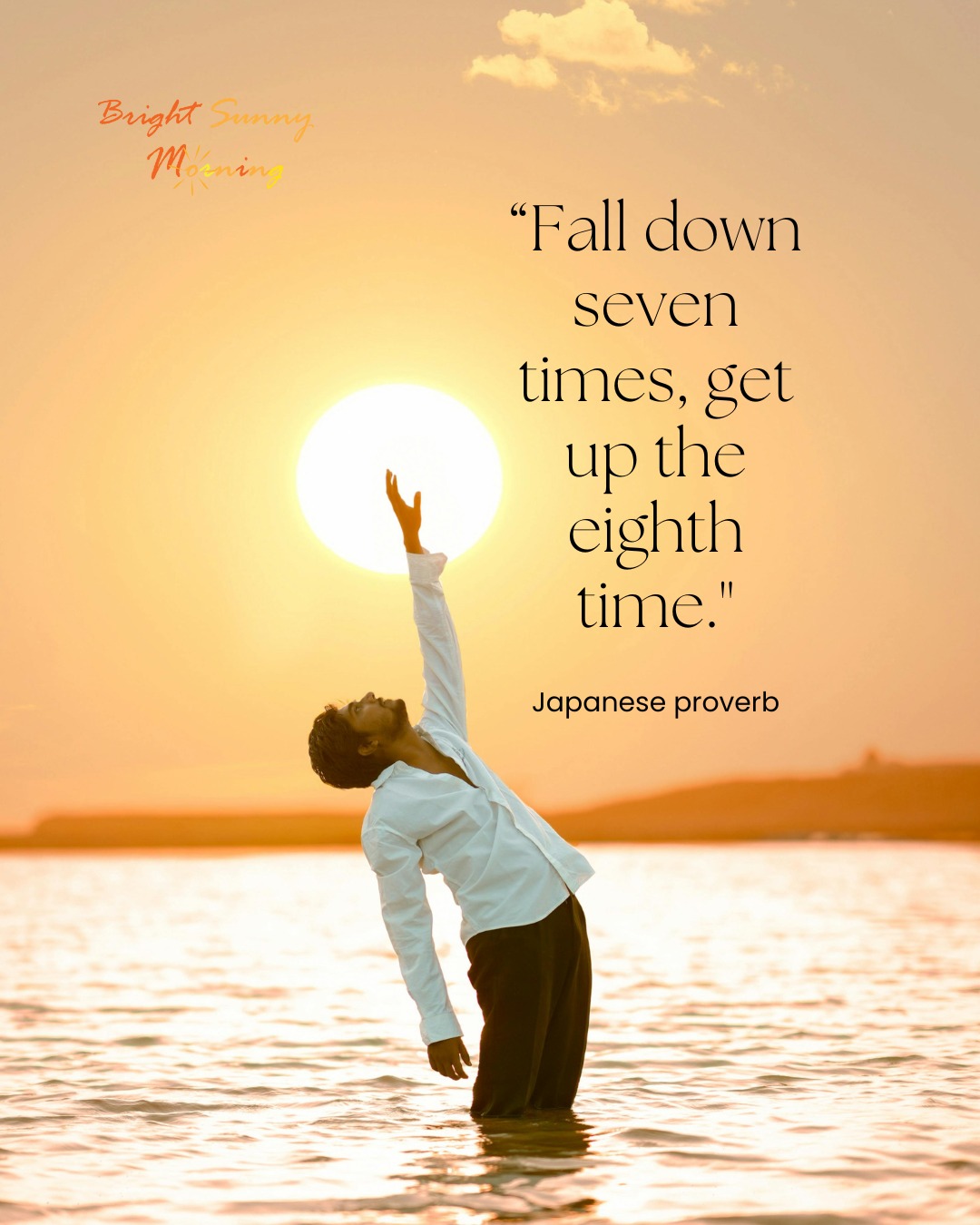 “Fall down seven times, get up the eighth time."
Japanese proverb
#personalgrowth #personaldevelopment #motivation #mindset #growthmindset