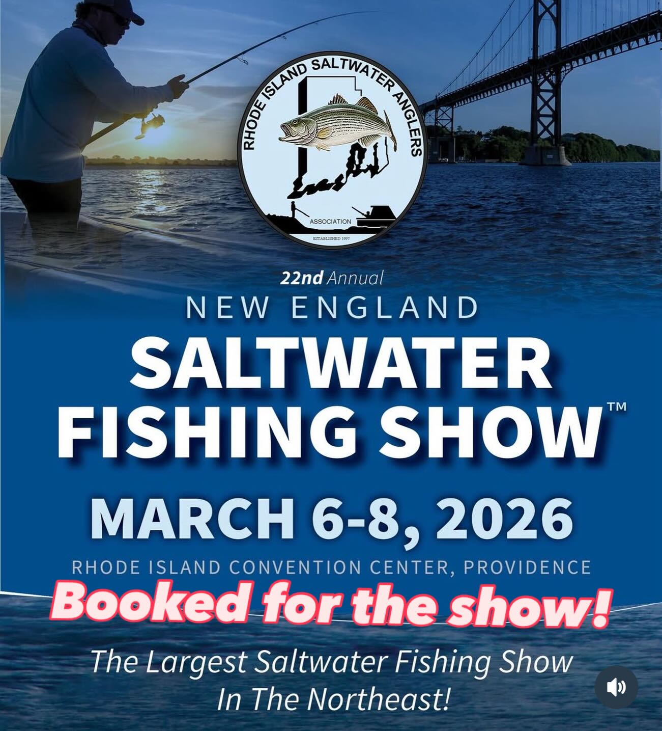 Looking forward to seeing familiar faces and new ones! Please visit at Booth 1030/31/32. Tight Lines!