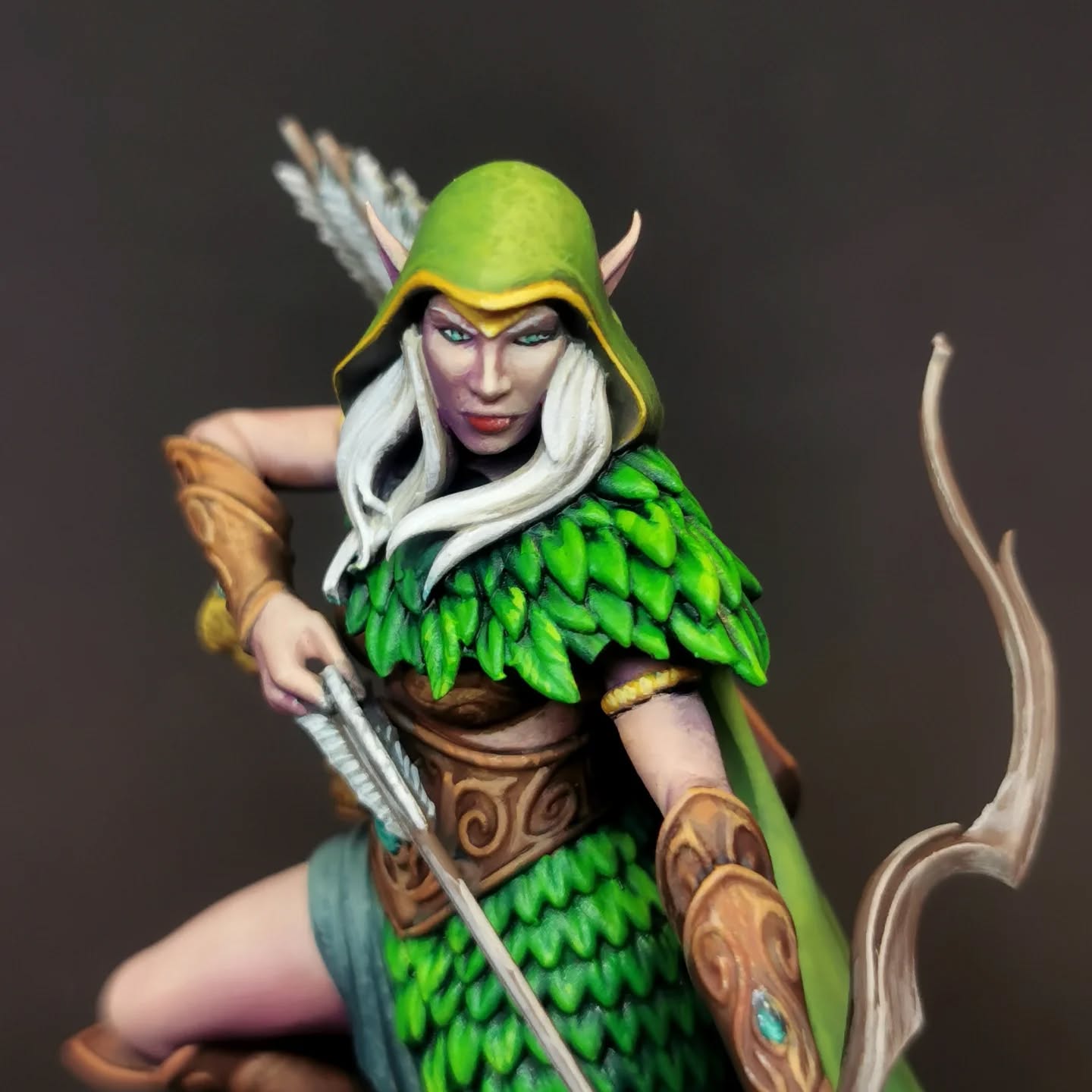 Happy new year Everybody 🎉🎉
Best Wishes from Grenoble and the @kartel.grenoblois
Last 2025 Miniature for me !
Female Elf Archer from @bs_sculpt
Pleasure to paint, 50mm size , classic scheme.
#paintingminiature #miniature #wargame #fantasyelf #woodelf
